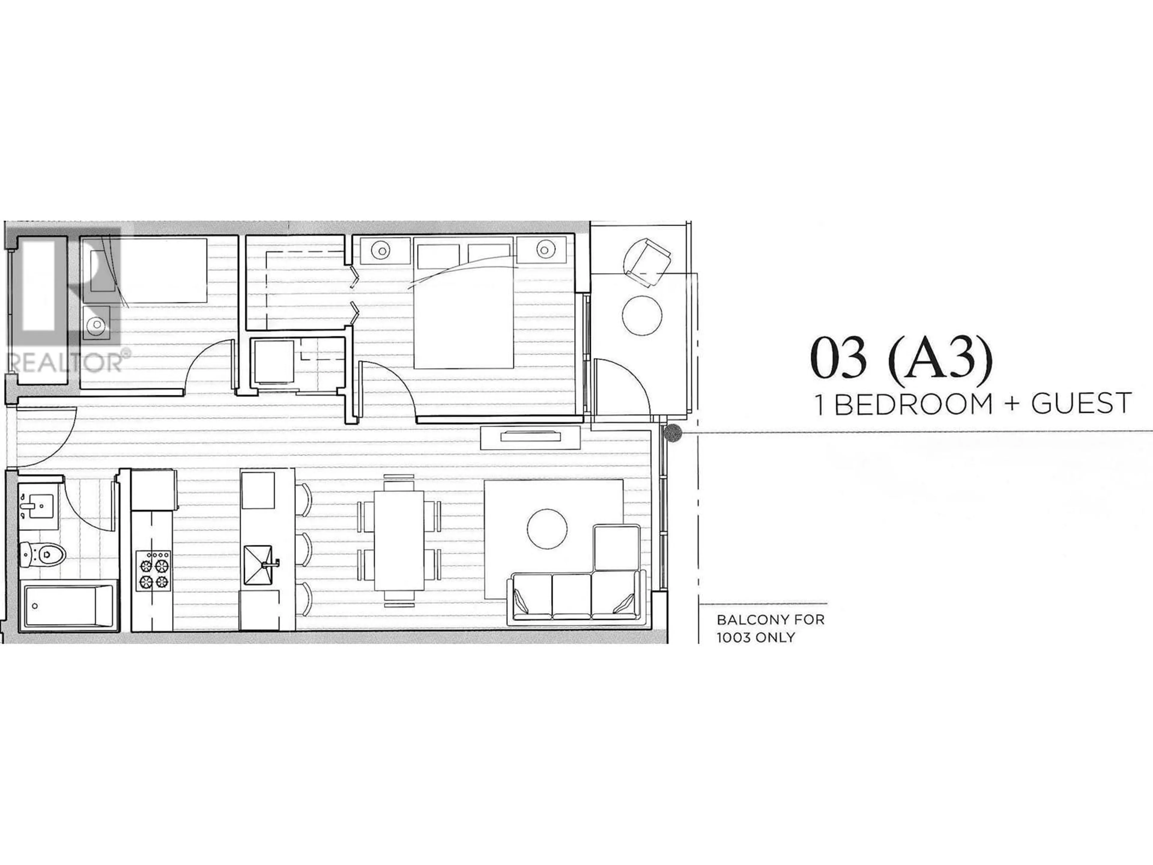 Floor plan for 1003 3233 KETCHESON ROAD, Richmond British Columbia V6X0R3