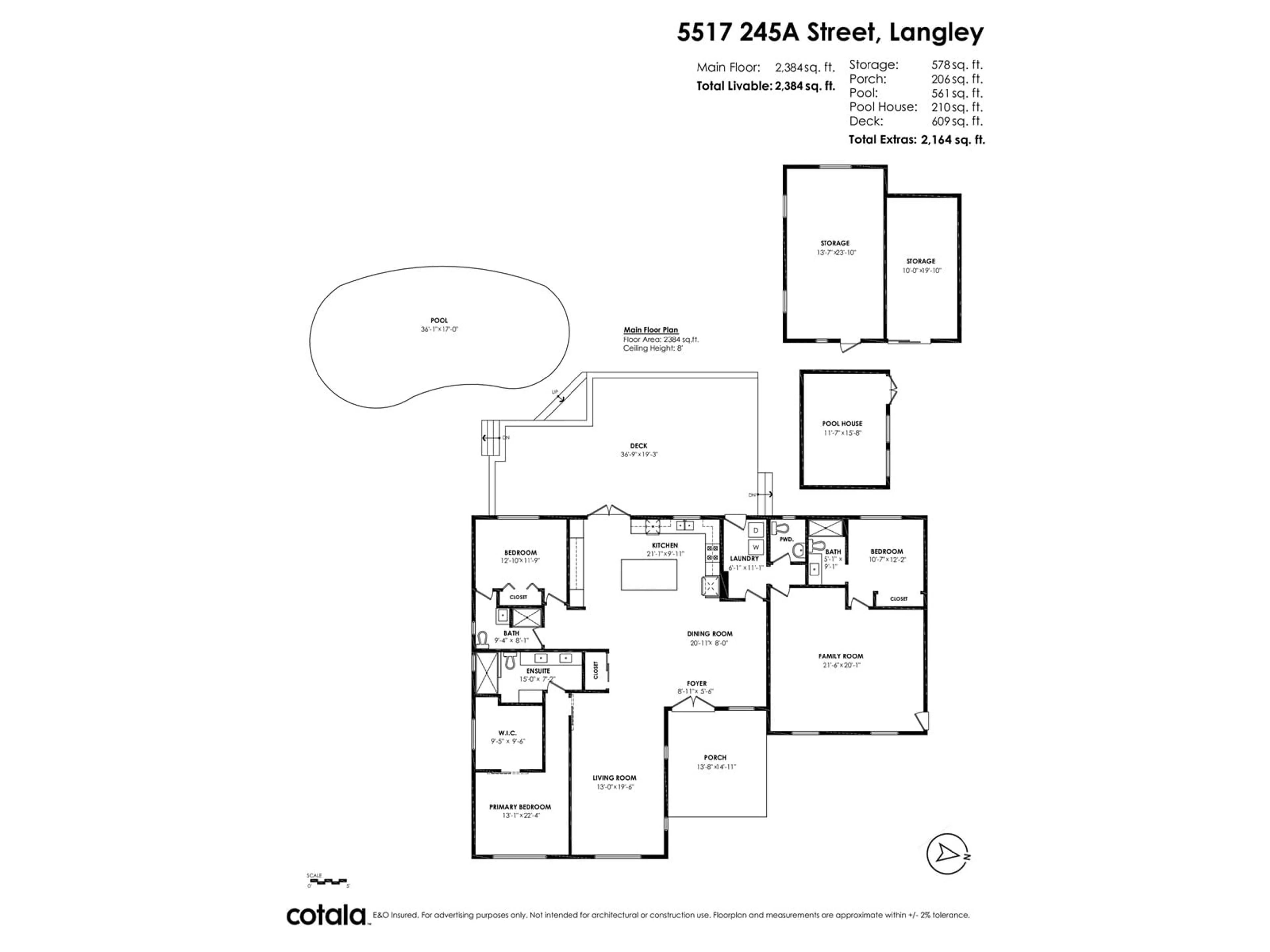 Floor plan for 5517 245A STREET, Langley British Columbia V2Z1H5