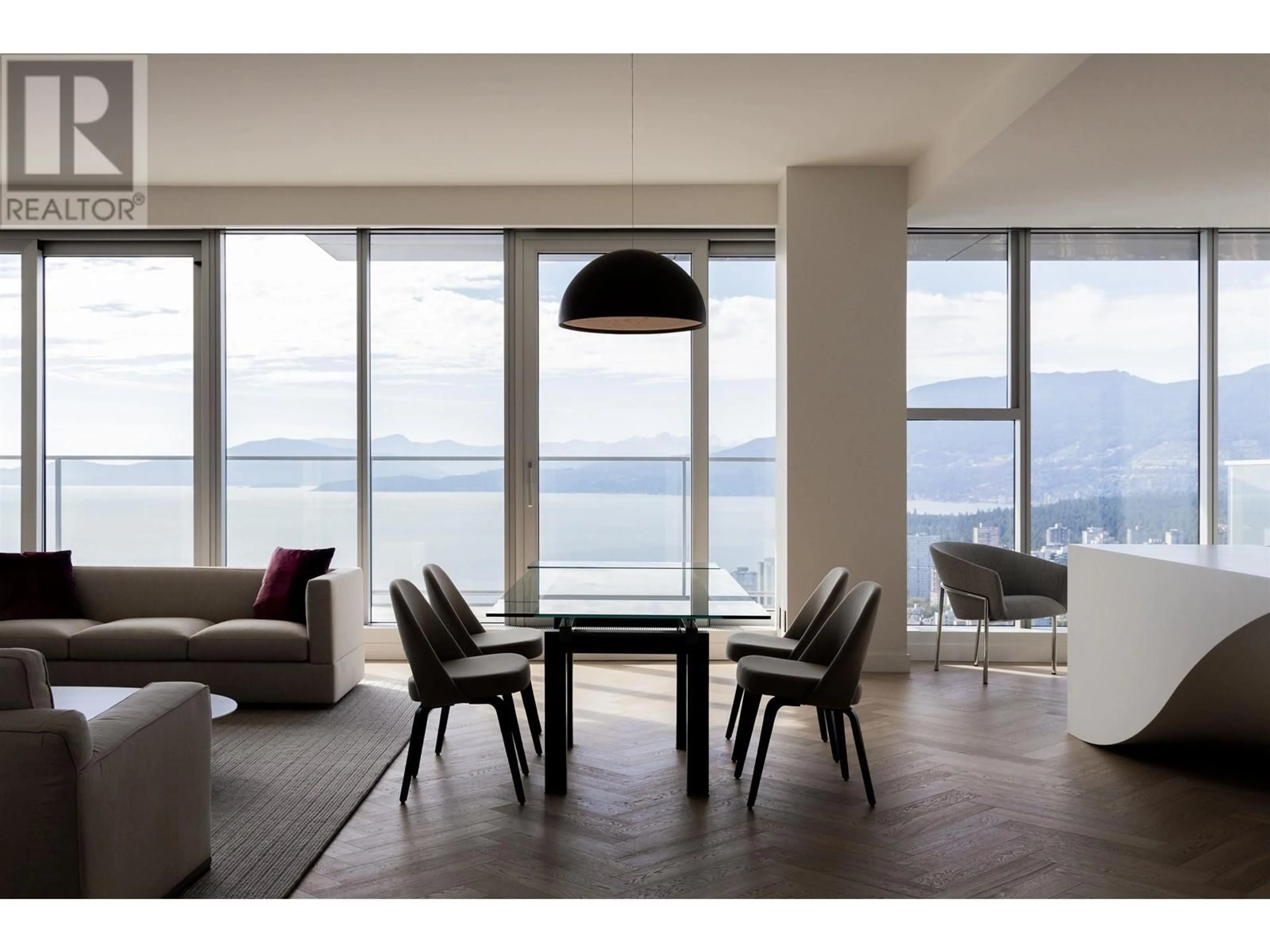 Dining room, wood floors for PH5 1480 HOWE STREET, Vancouver British Columbia V6Z0G5