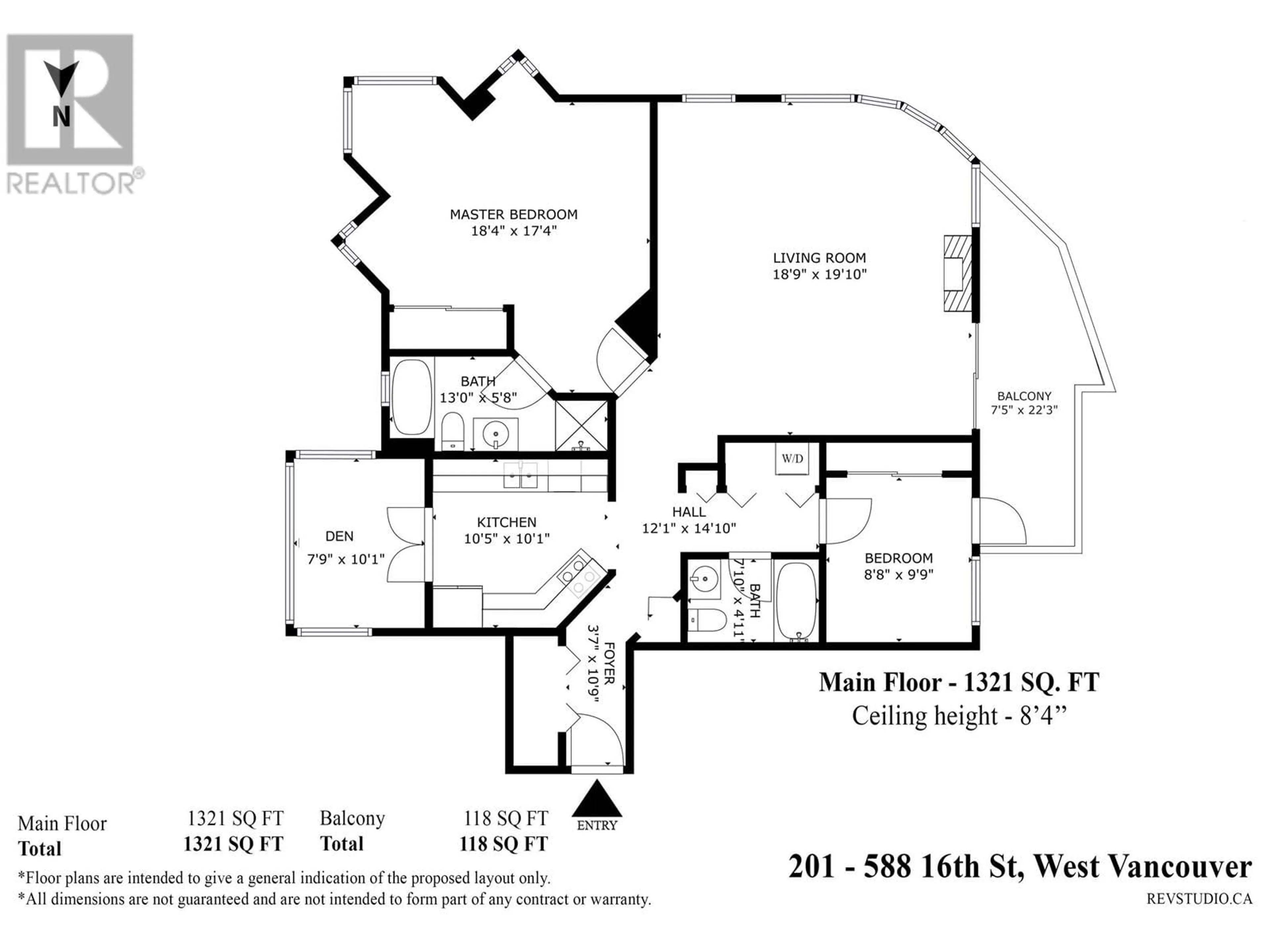 Floor plan for 201 588 16TH STREET, West Vancouver British Columbia V7V3R7