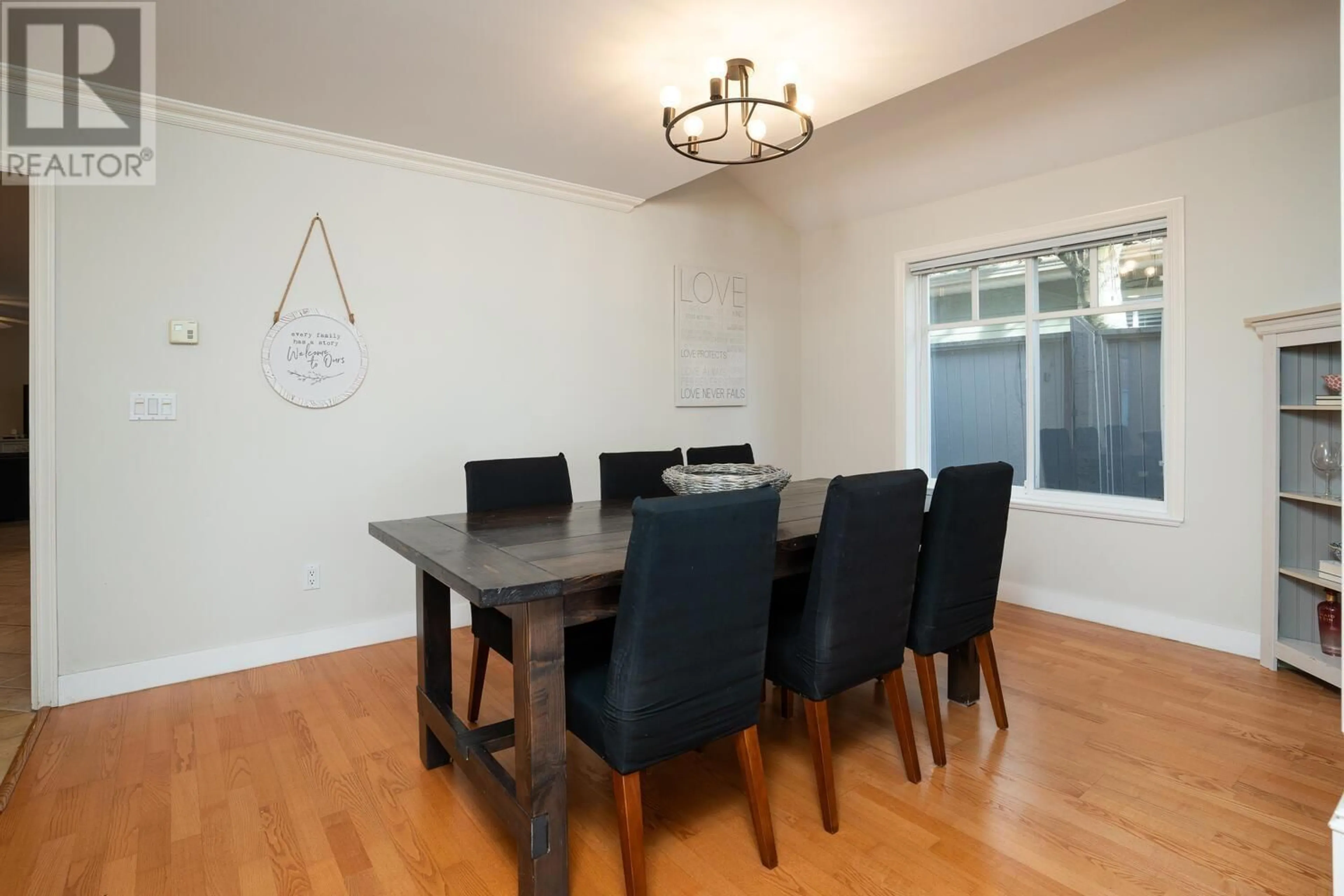 Dining room, wood floors for A 5161 45 AVENUE, Delta British Columbia V4K1K6