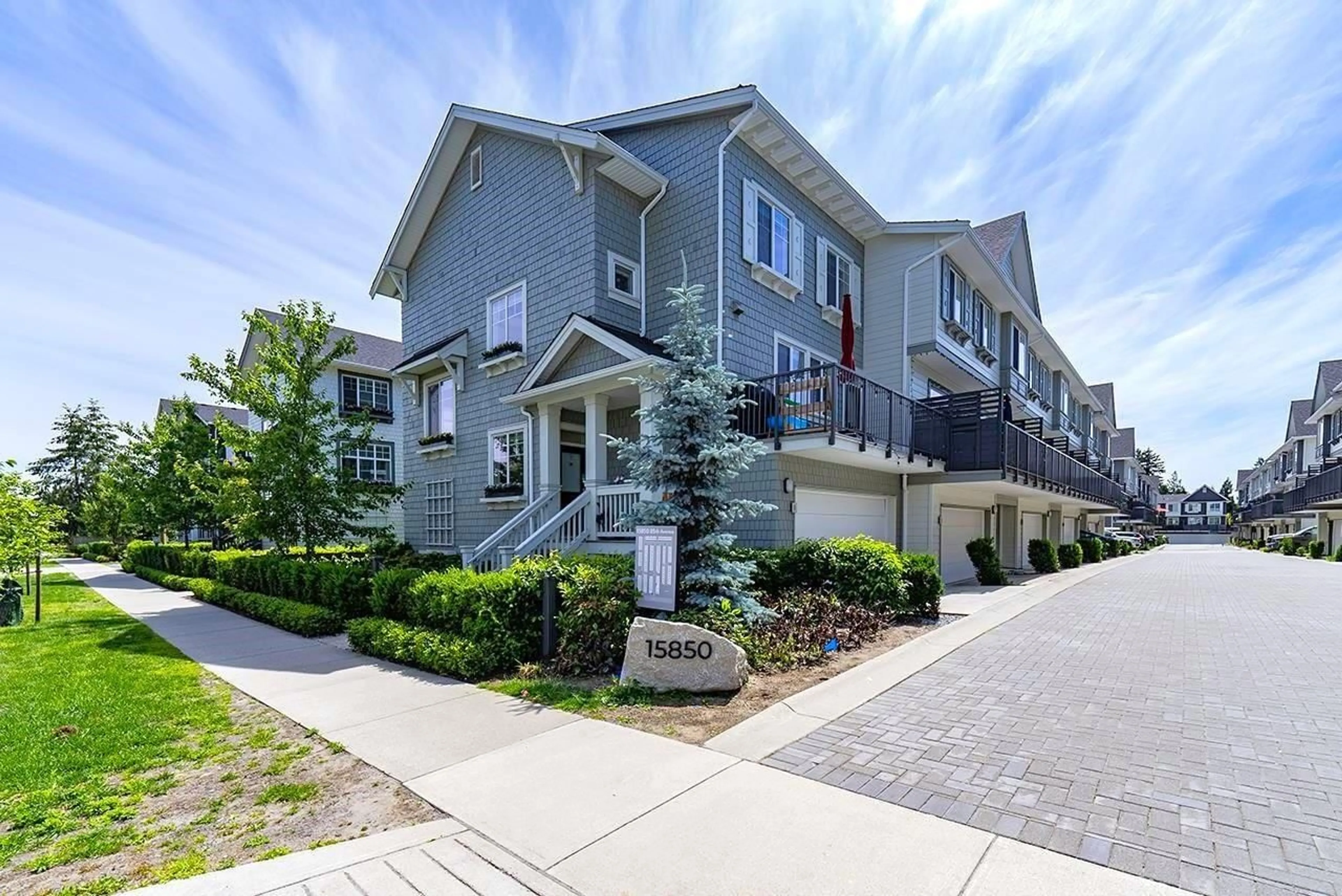 A pic from exterior of the house or condo, the street view for 119 15850 85 AVENUE, Surrey British Columbia V4N6W2