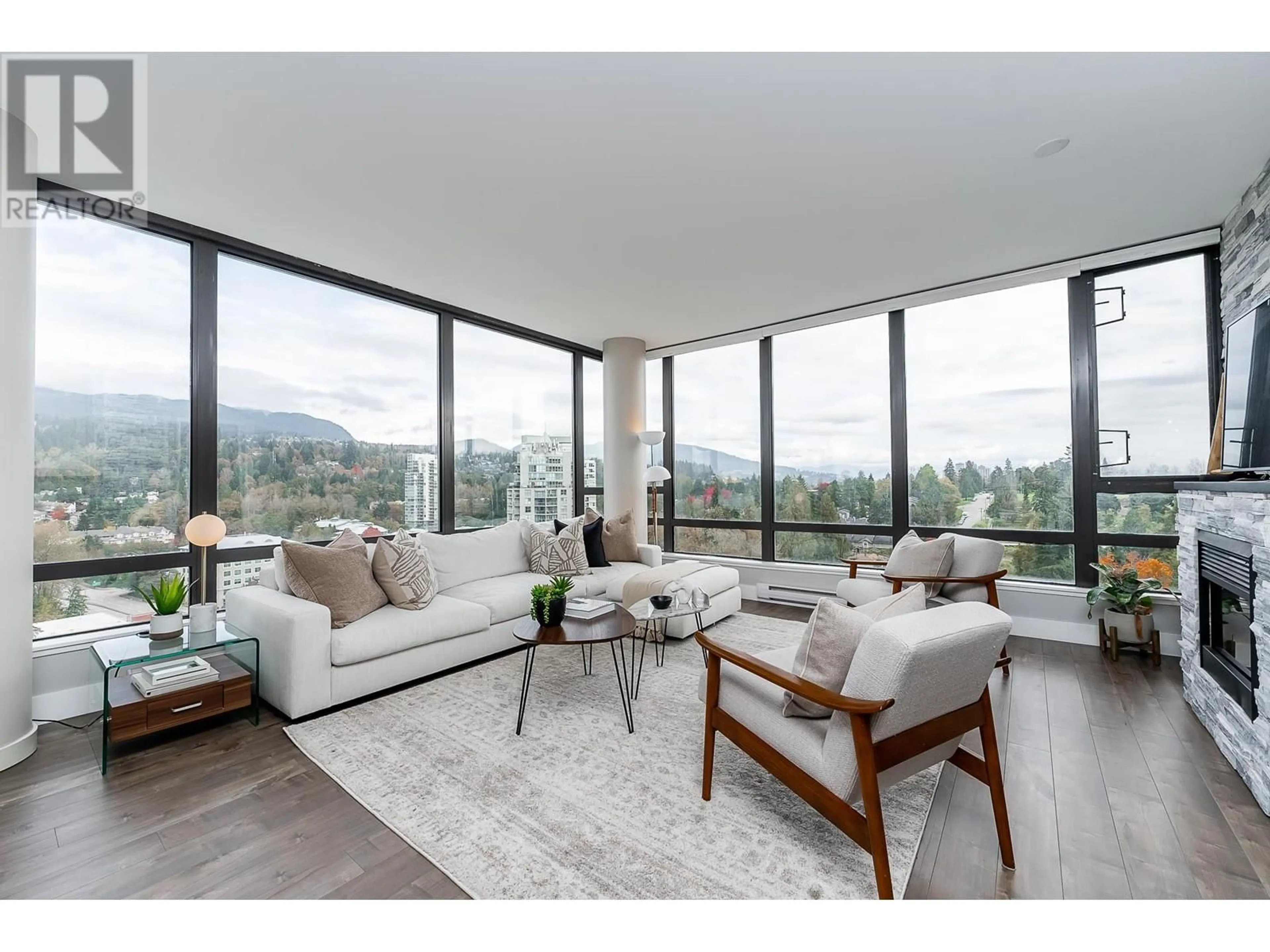 Living room, wood floors for 1608 110 BREW STREET, Port Moody British Columbia V3H0E4