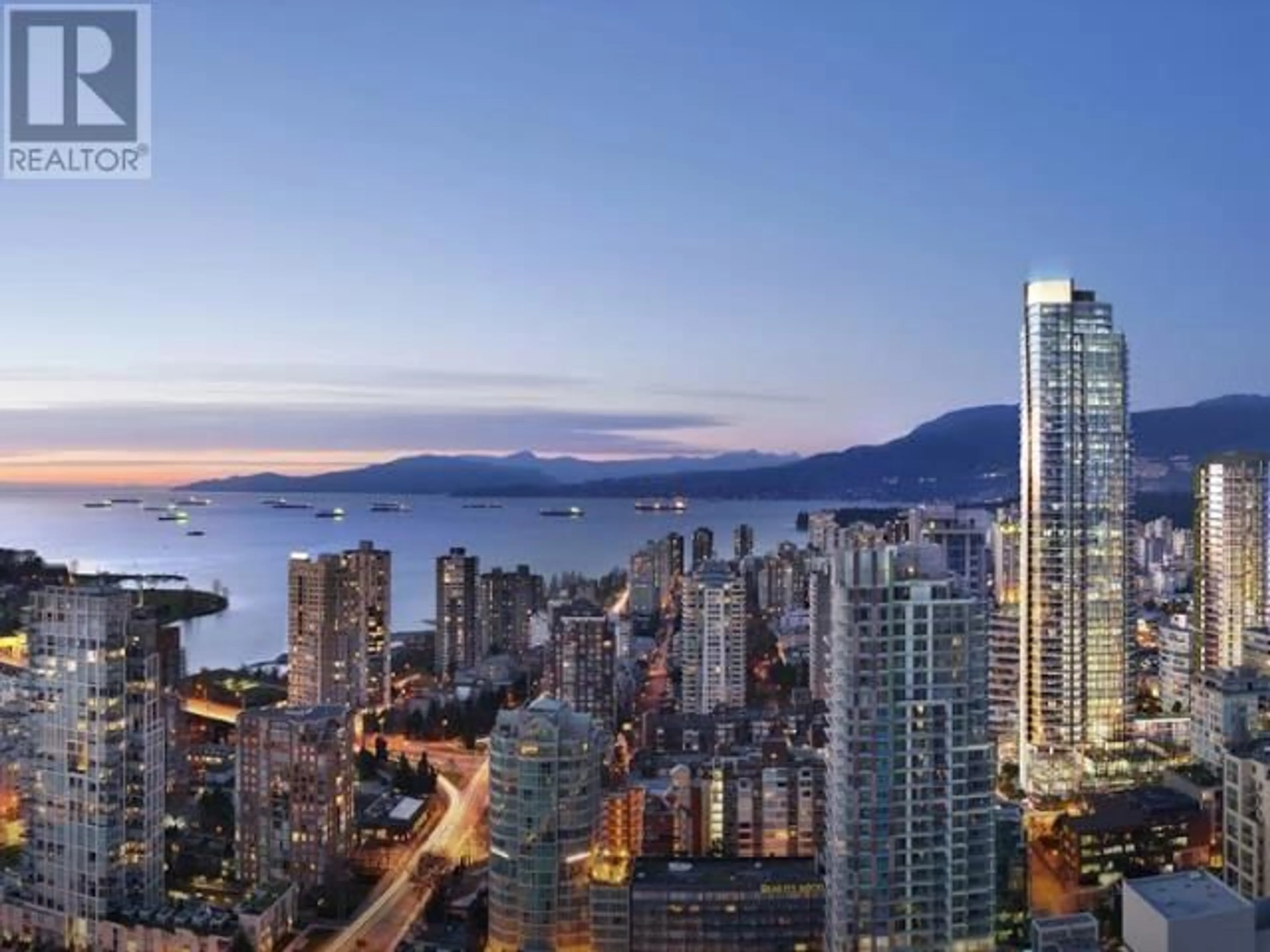 A pic from exterior of the house or condo, the view of city buildings for 3403 1277 HORNBY STREET, Vancouver British Columbia V6Z1W2