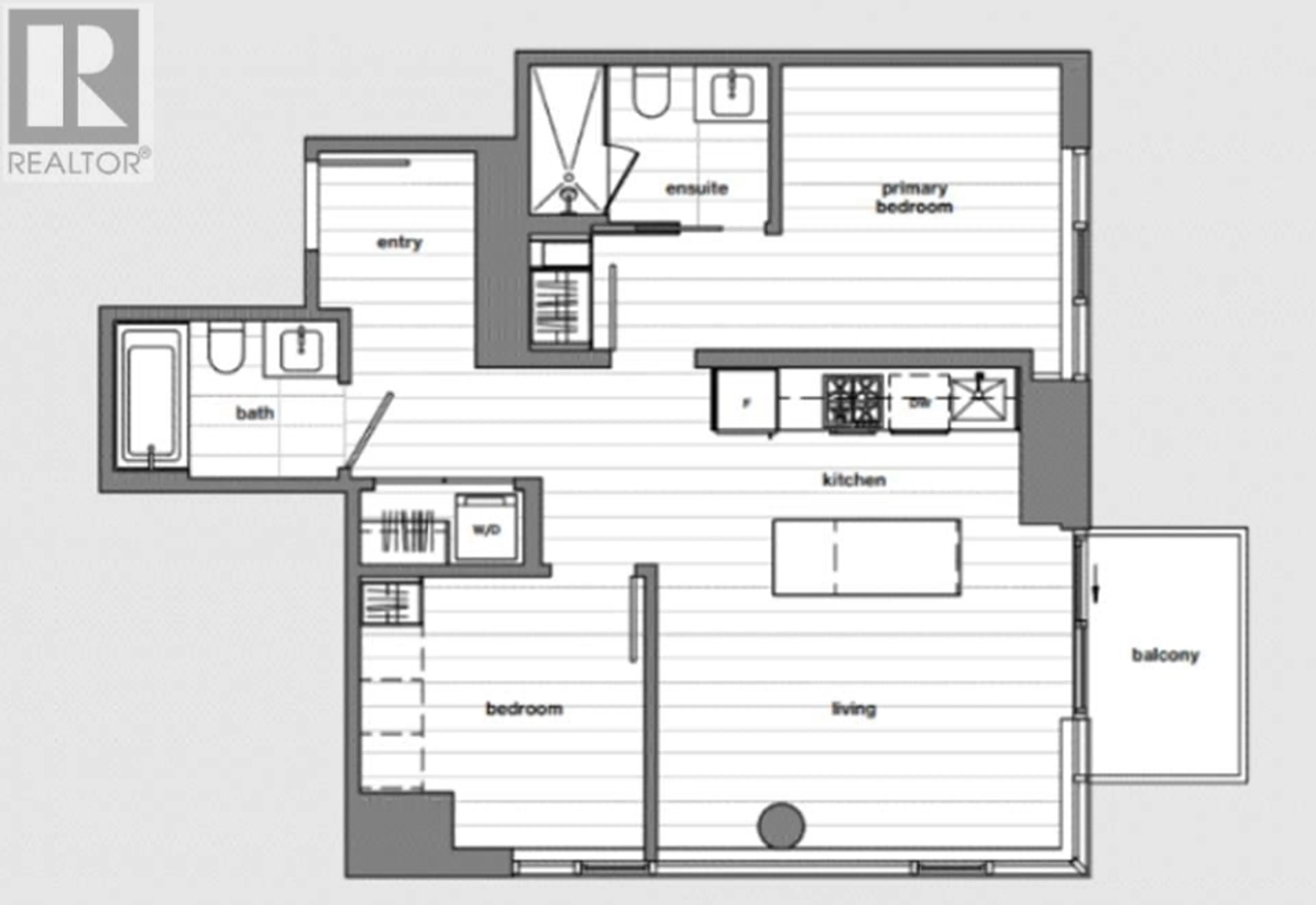 Floor plan for 3403 1277 HORNBY STREET, Vancouver British Columbia V6Z1W2