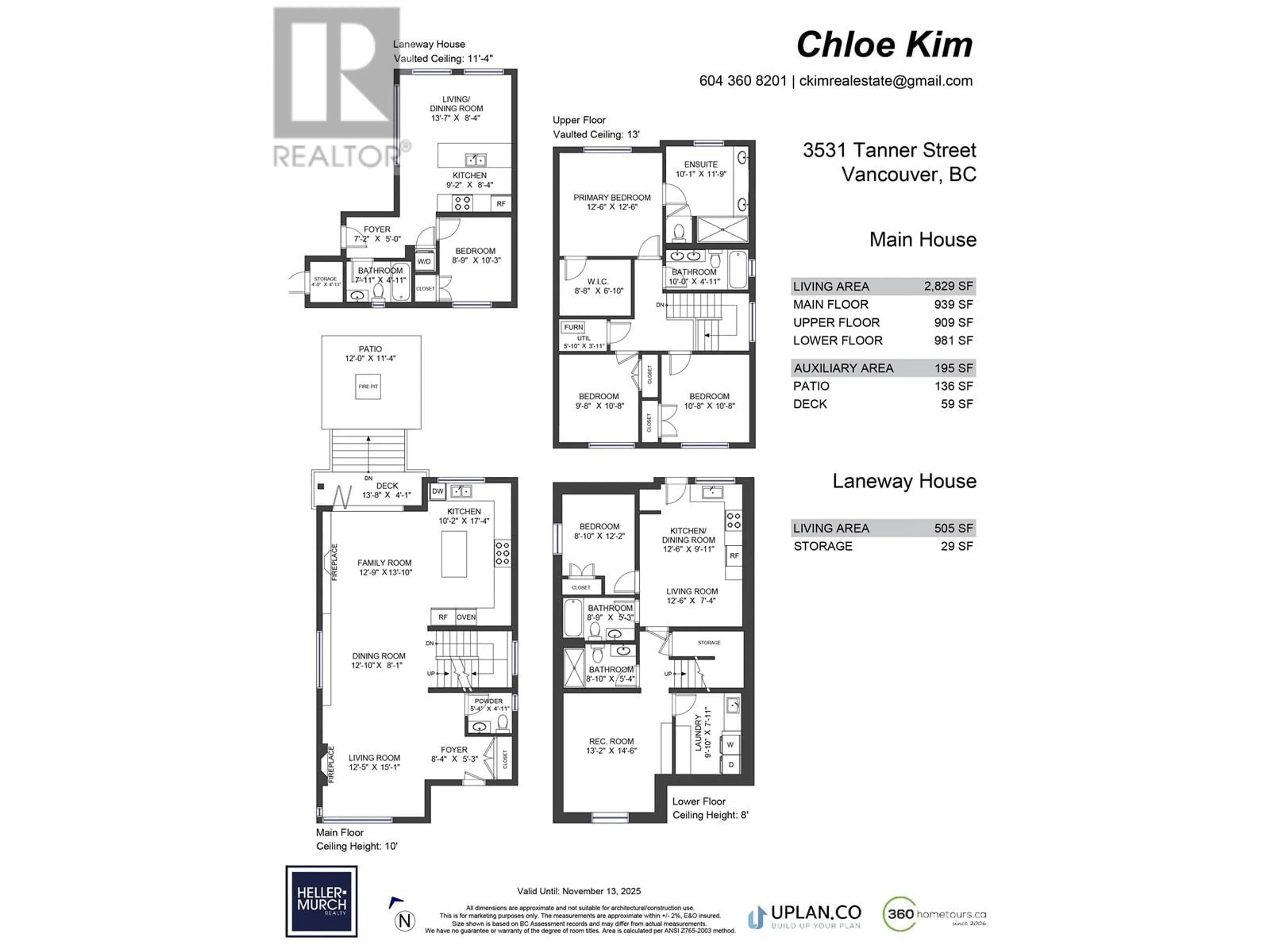 Floor plan for 3531 TANNER STREET, Vancouver British Columbia V5R5P4