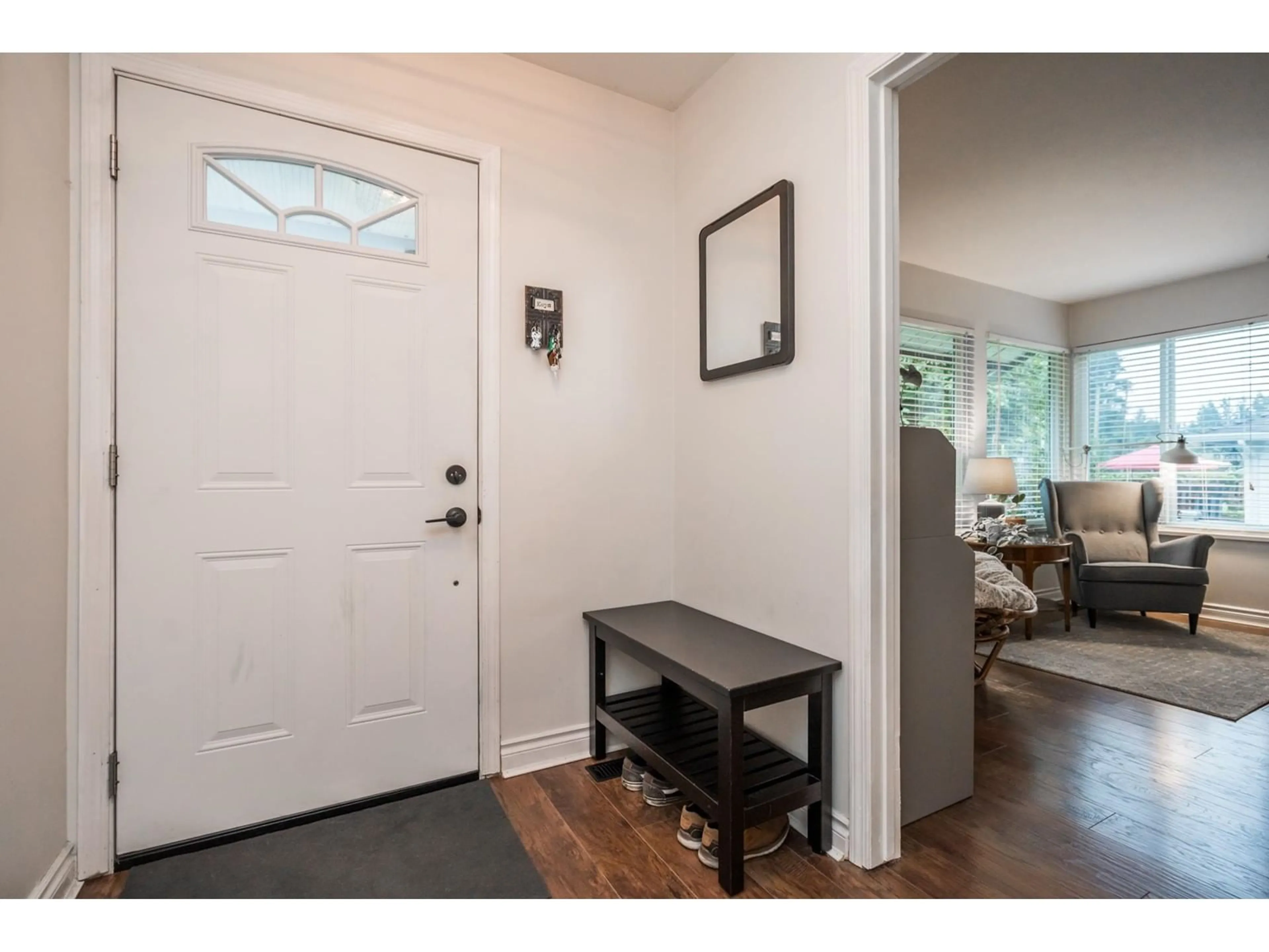 Indoor entryway, wood floors for 4483 208 STREET, Langley British Columbia V3A2H7