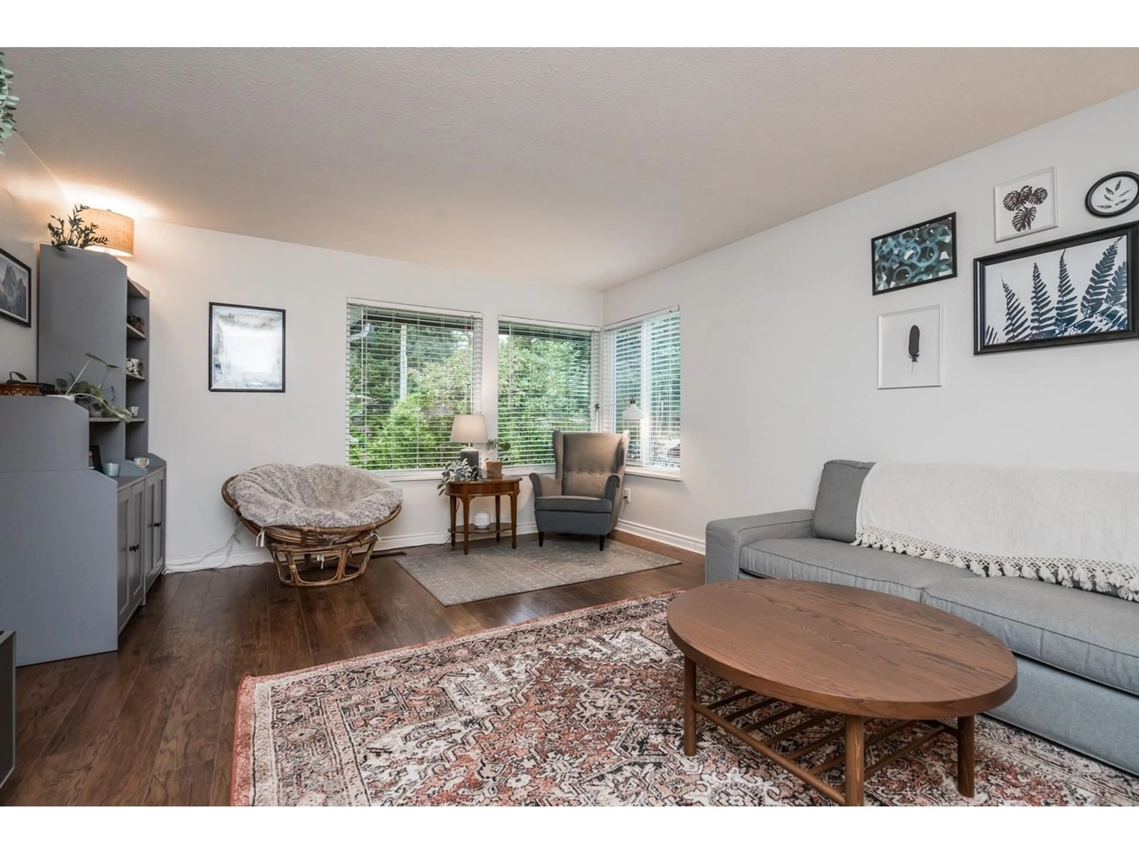 Living room, wood floors for 4483 208 STREET, Langley British Columbia V3A2H7