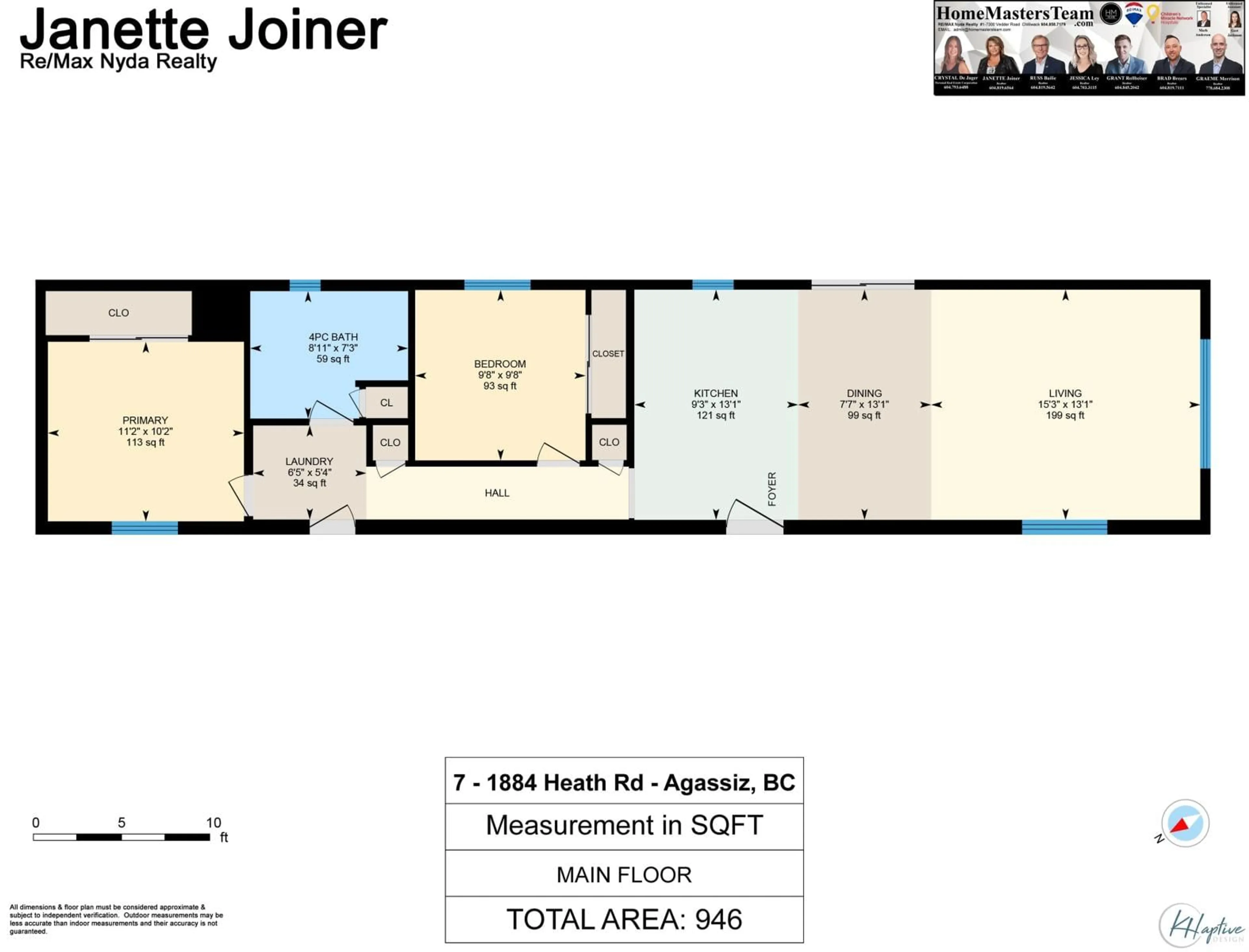 Floor plan for 7 1884 HEATH ROAD, Agassiz British Columbia V0M1L0