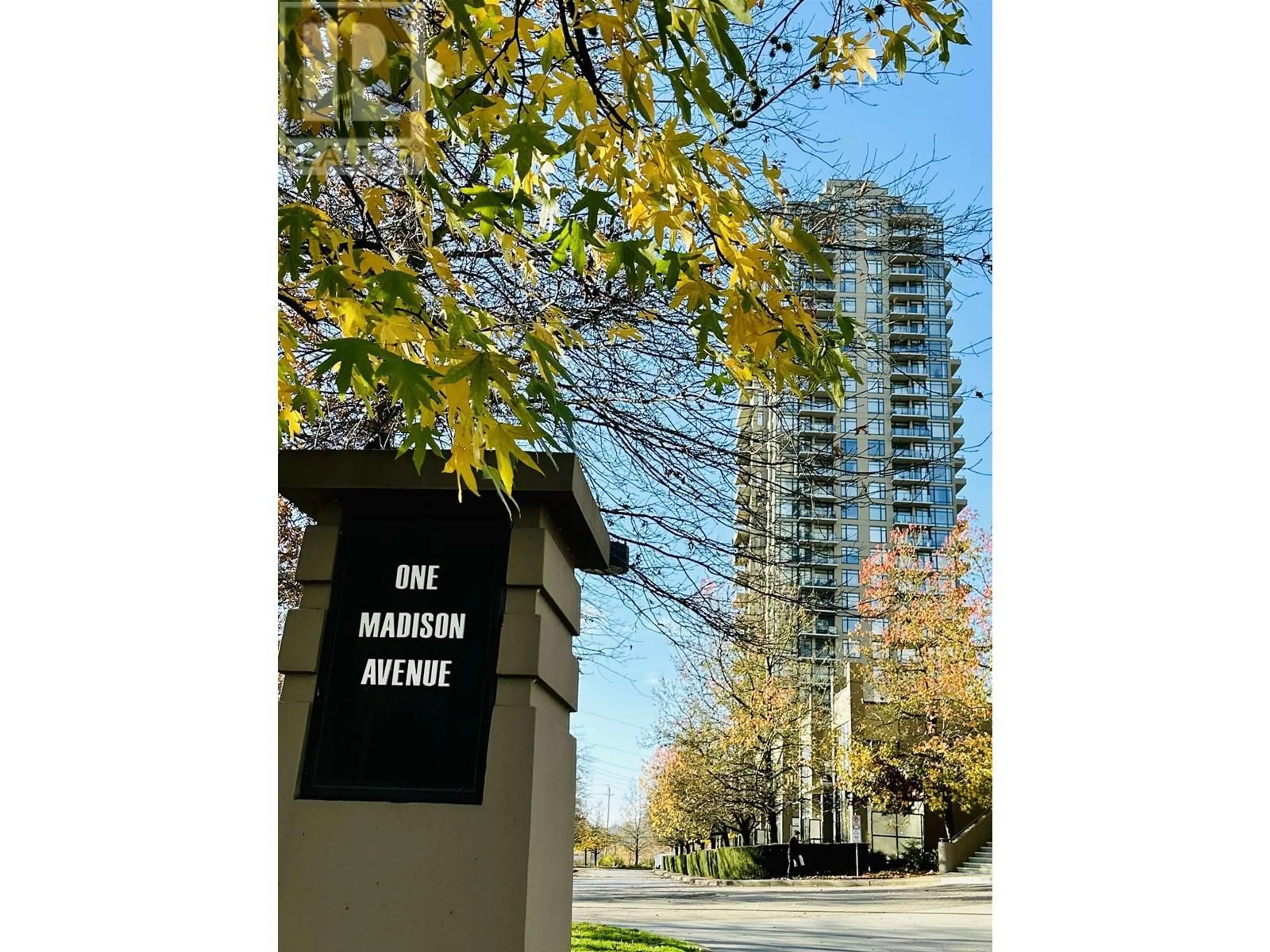 A pic from exterior of the house or condo, the street view for 1902 2345 MADISON AVENUE, Burnaby British Columbia V5C0B4