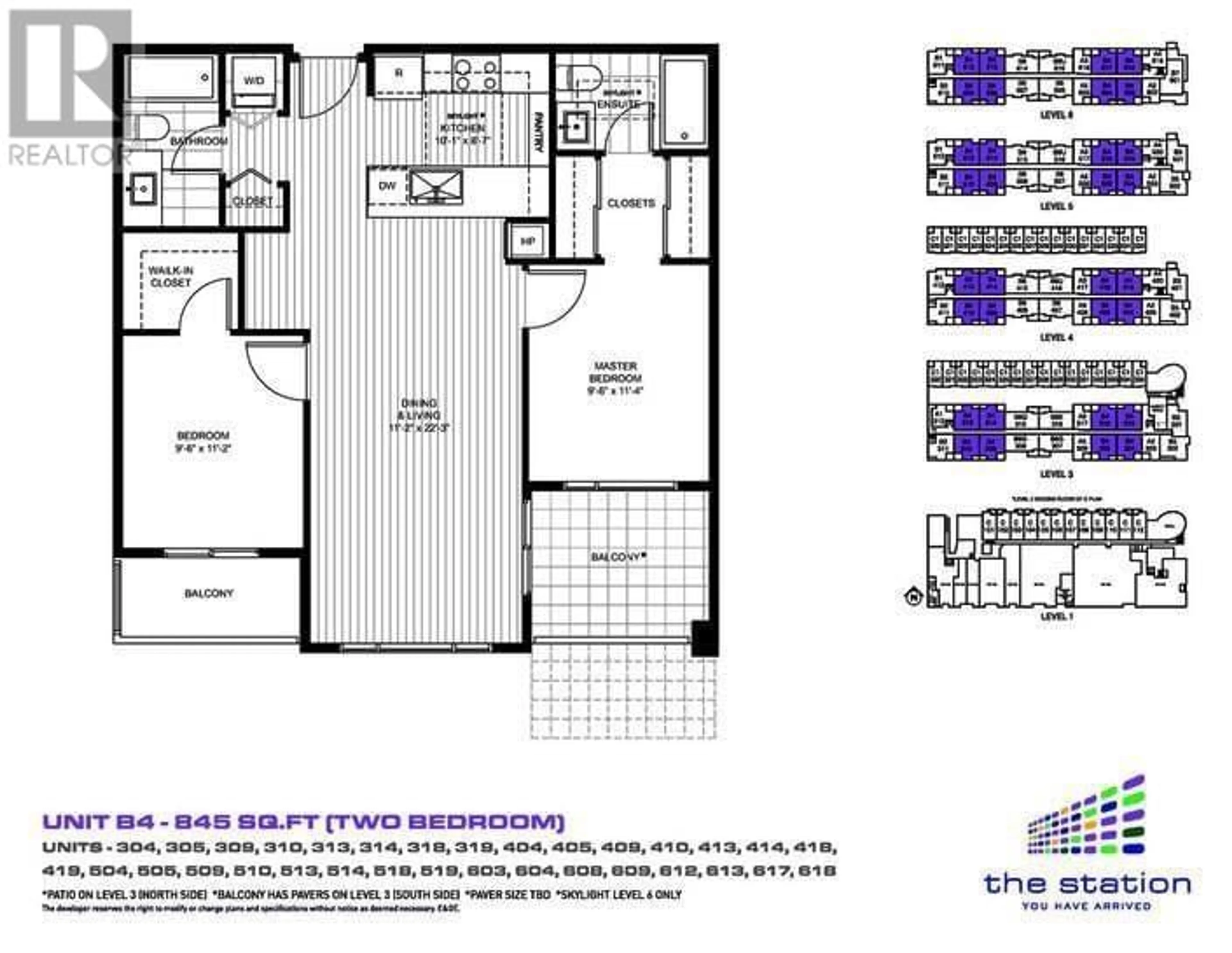 Floor plan for 409 95 MOODY STREET, Port Moody British Columbia V3H0H2