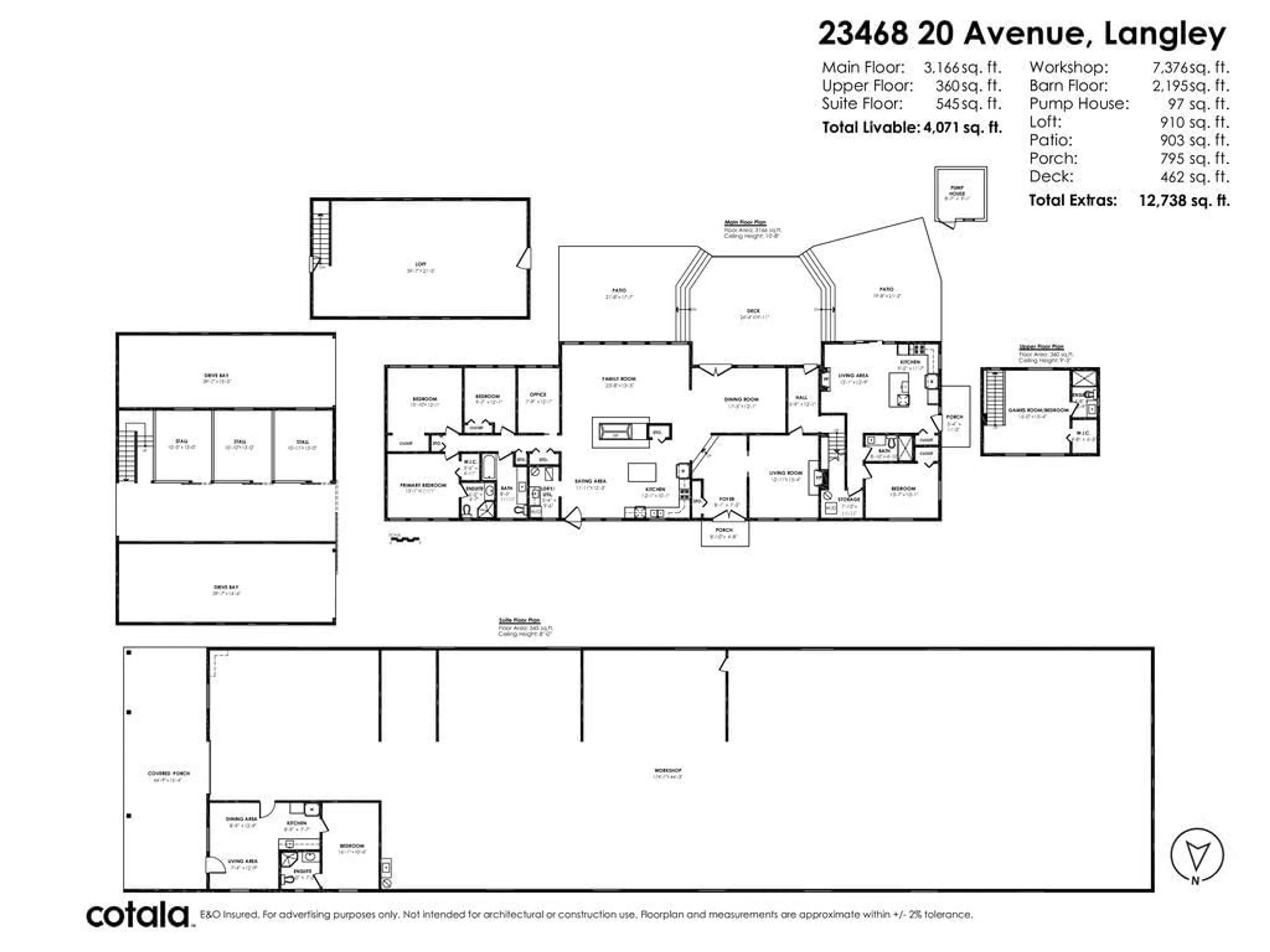 Floor plan for 23468 20 AVENUE, Langley British Columbia V2Z2Z7