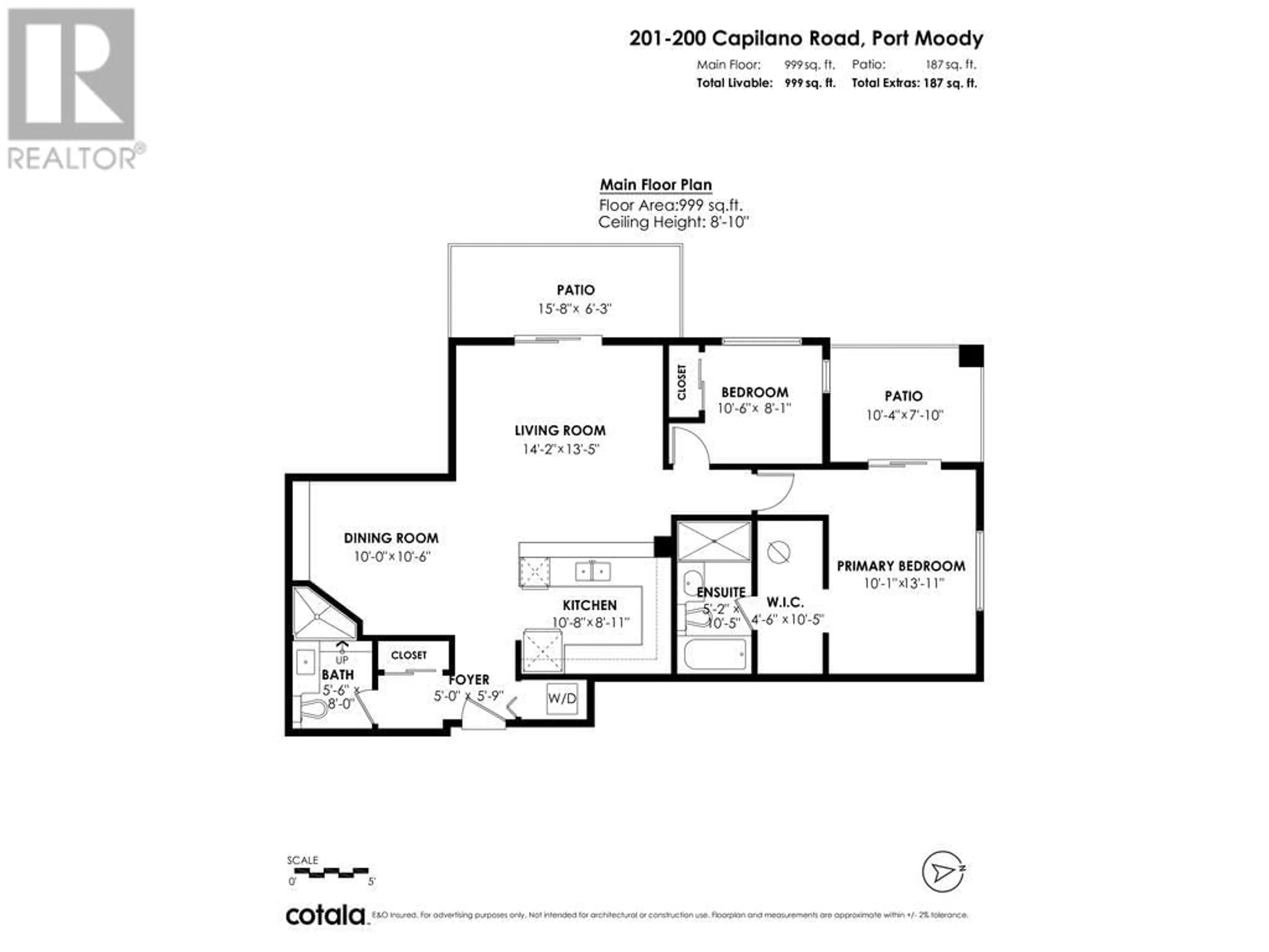 Floor plan for 201 200 CAPILANO ROAD, Port Moody British Columbia V3H5N1