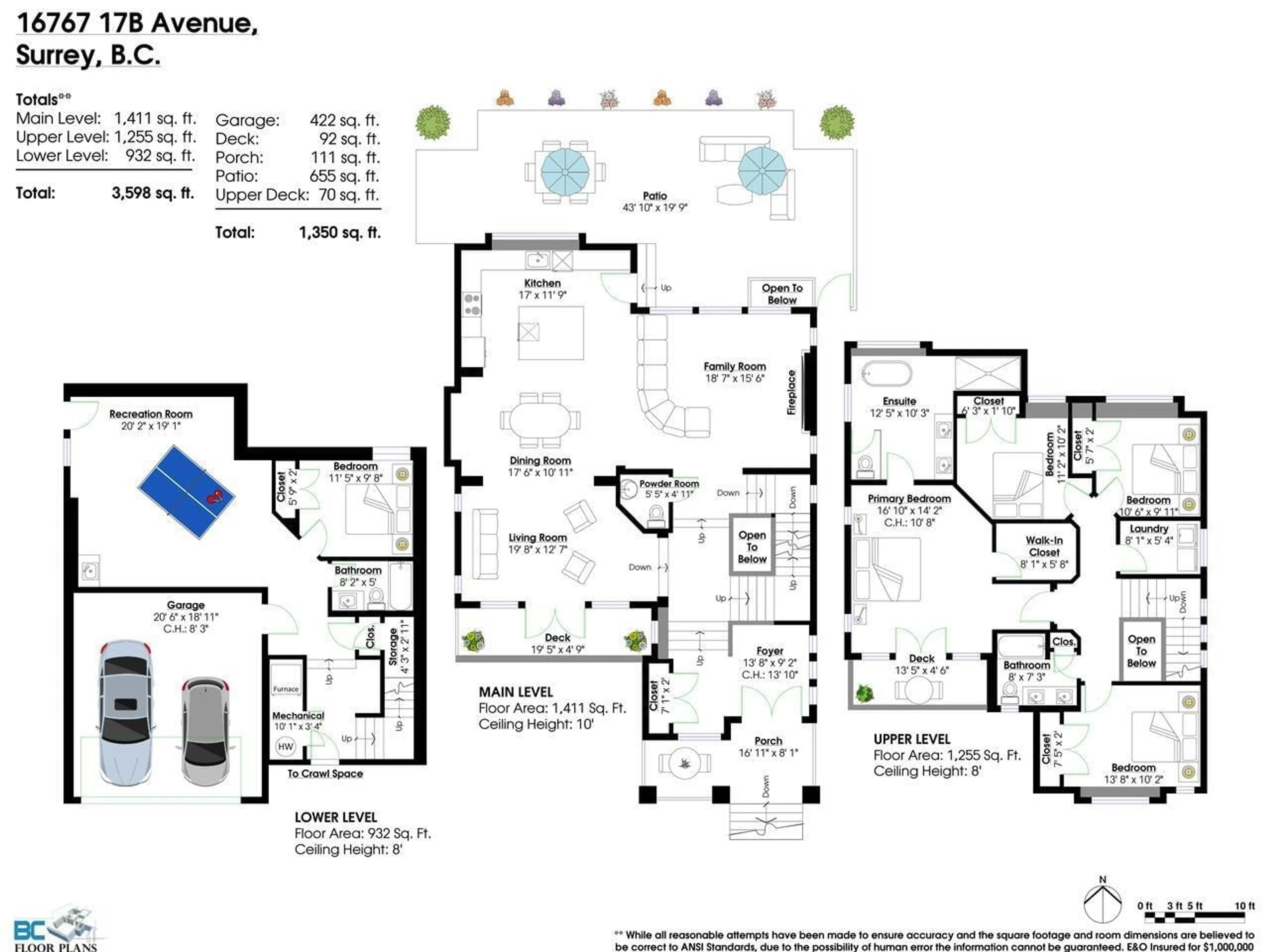 Floor plan for 16767 17B AVENUE, Surrey British Columbia V3Z0T3