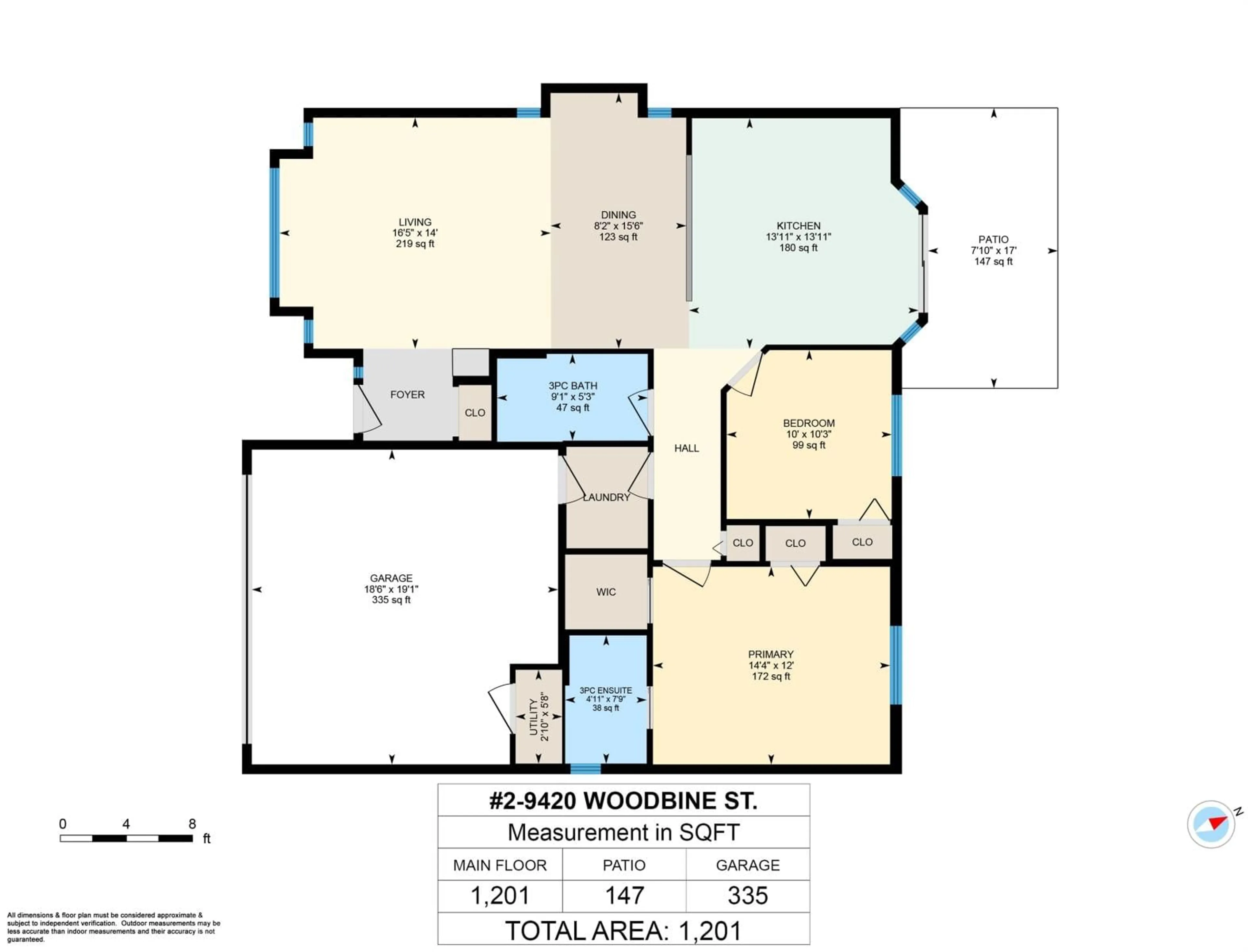 Floor plan for 2 9420 WOODBINE STREET, Chilliwack British Columbia V2P5S4