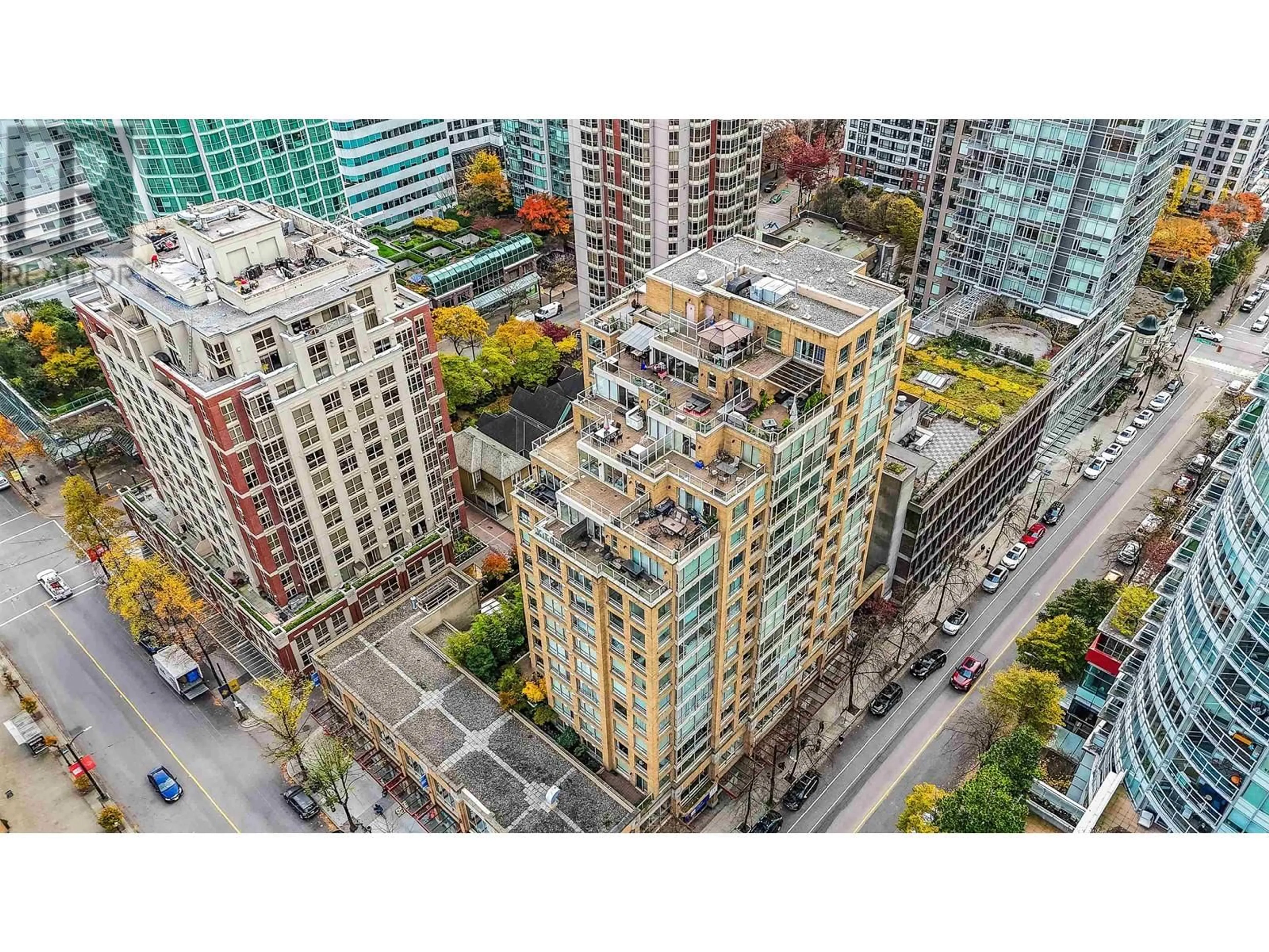 A pic from exterior of the house or condo, the view of city buildings for 1308 822 HOMER STREET, Vancouver British Columbia V6B6M3