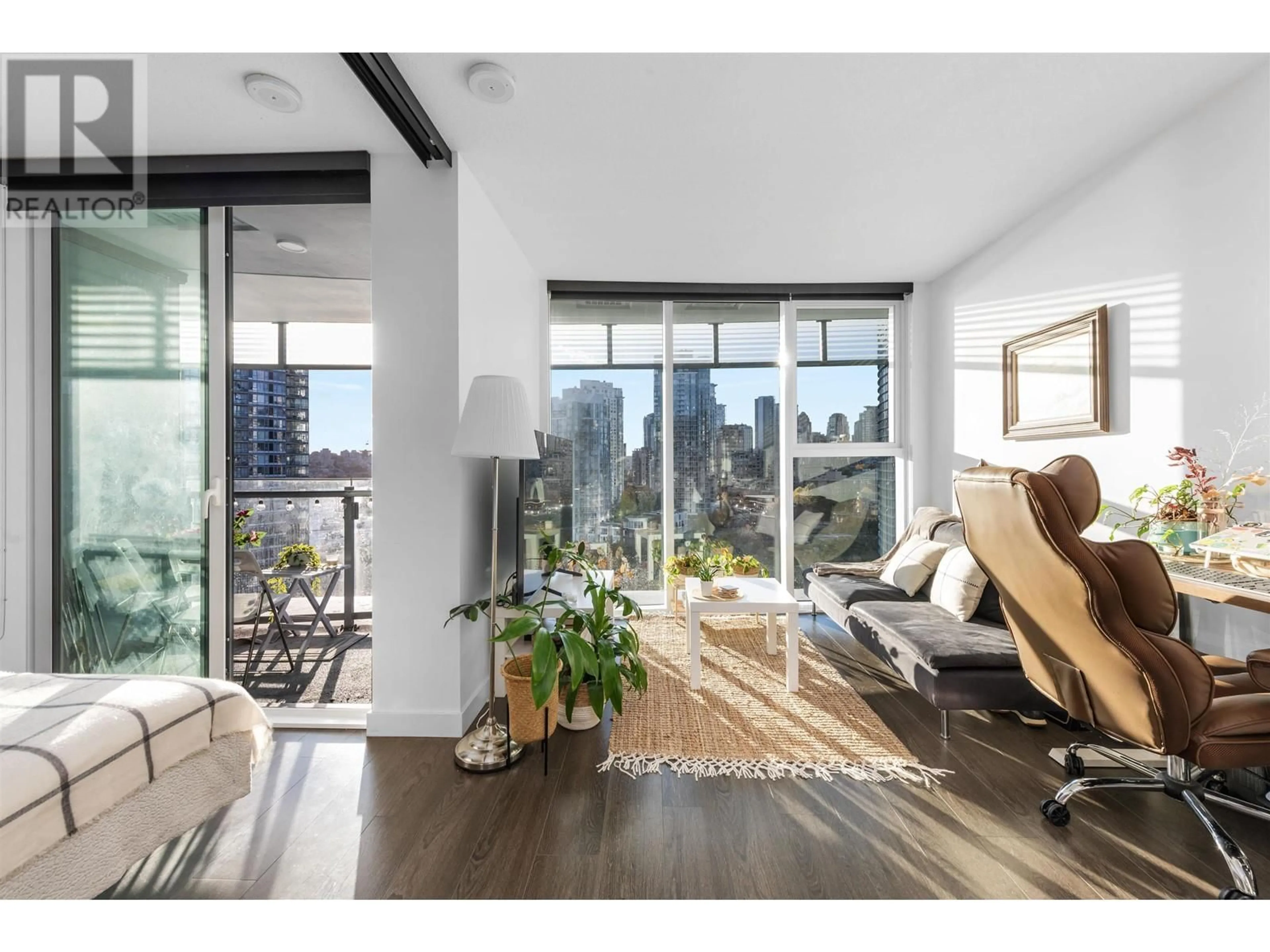 Living room, wood floors for 1386 87 NELSON STREET, Vancouver British Columbia V6Z0E8