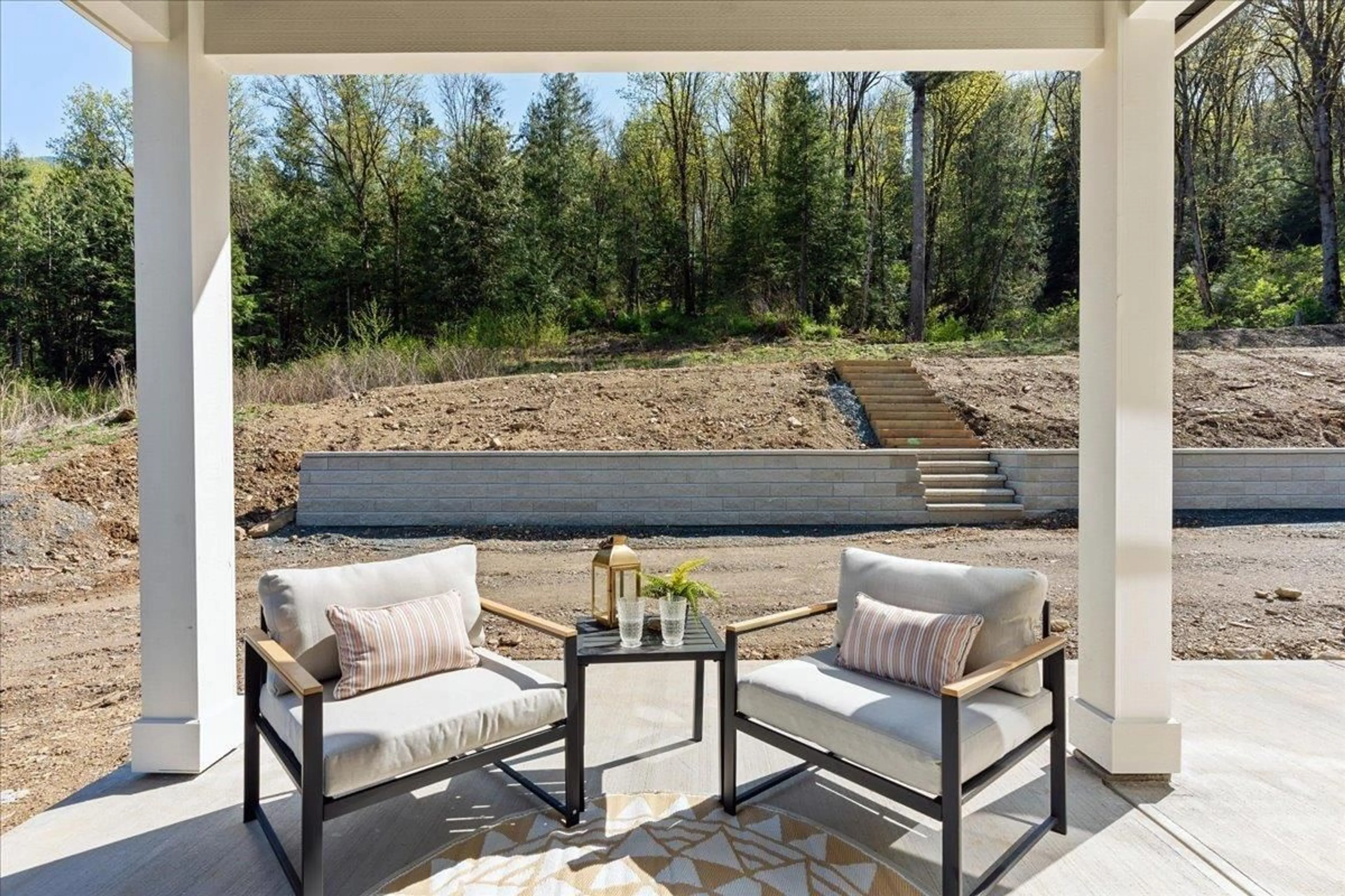 Patio, mountain view for 43368 BLUE GROUSE LANE, Lindell Beach British Columbia V2R0X8