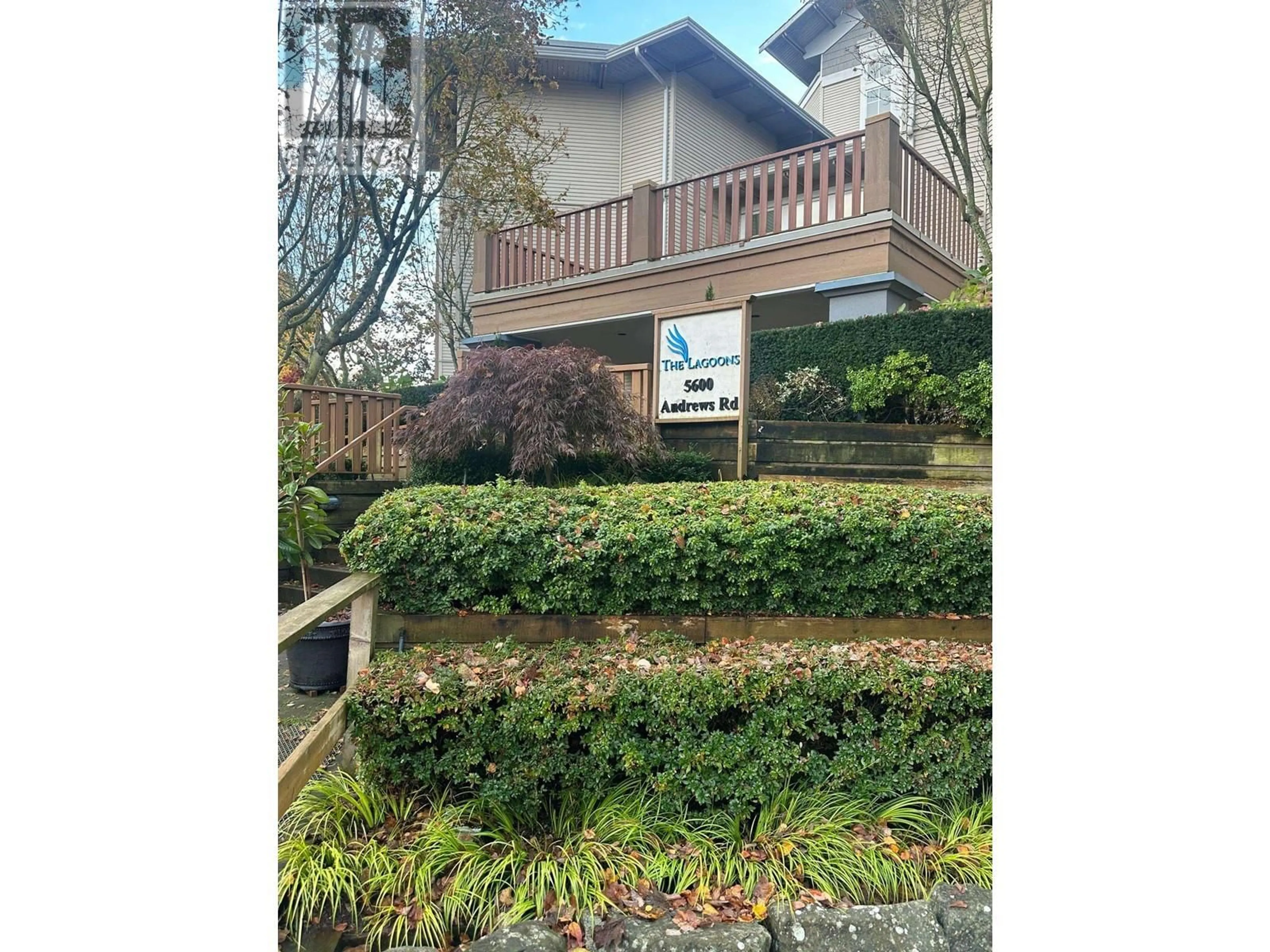 A pic from exterior of the house or condo, the street view for 209 5600 ANDREWS ROAD, Richmond British Columbia V7E6N1