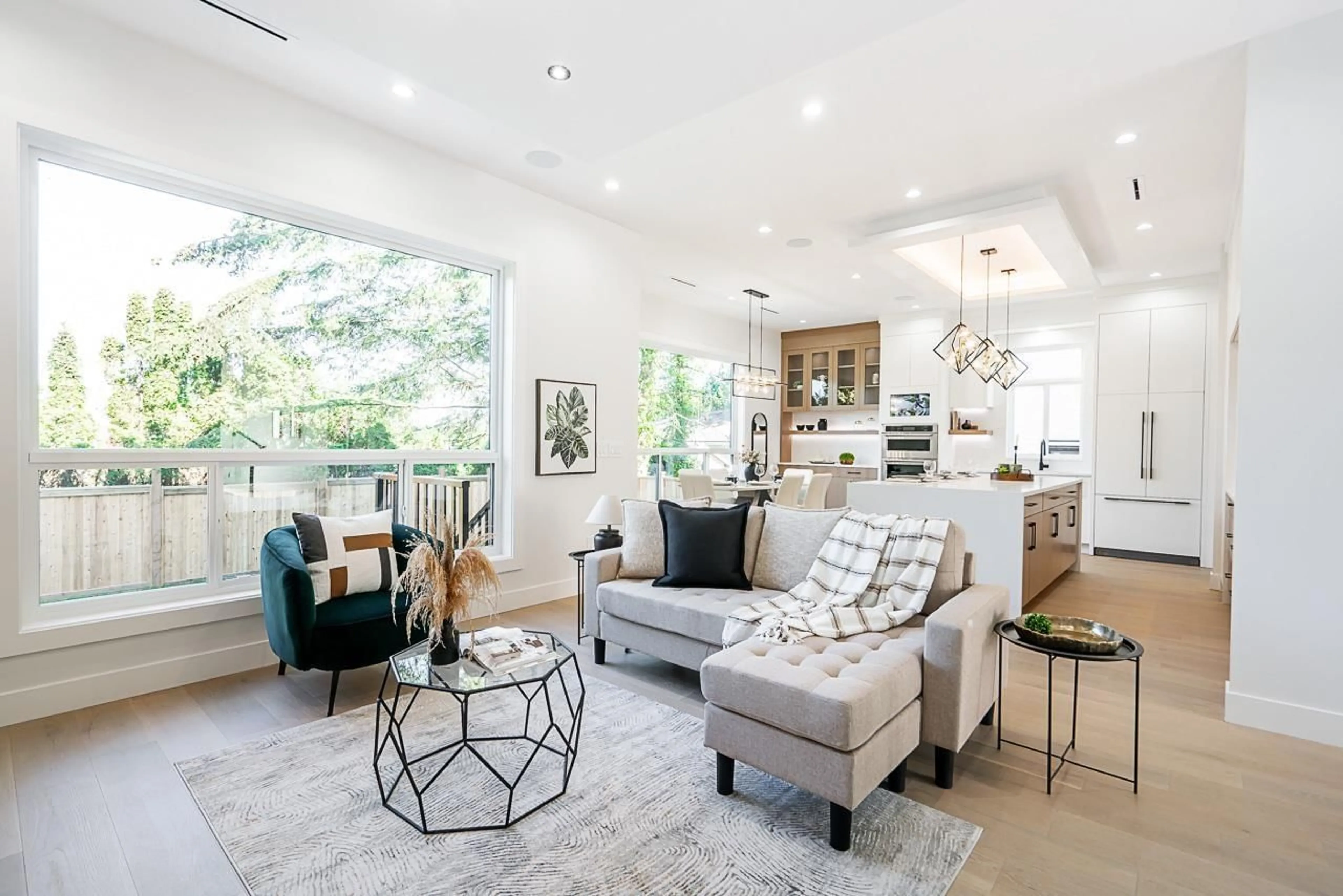 Living room, wood floors for 7126 204A STREET, Langley British Columbia V2Y3S7