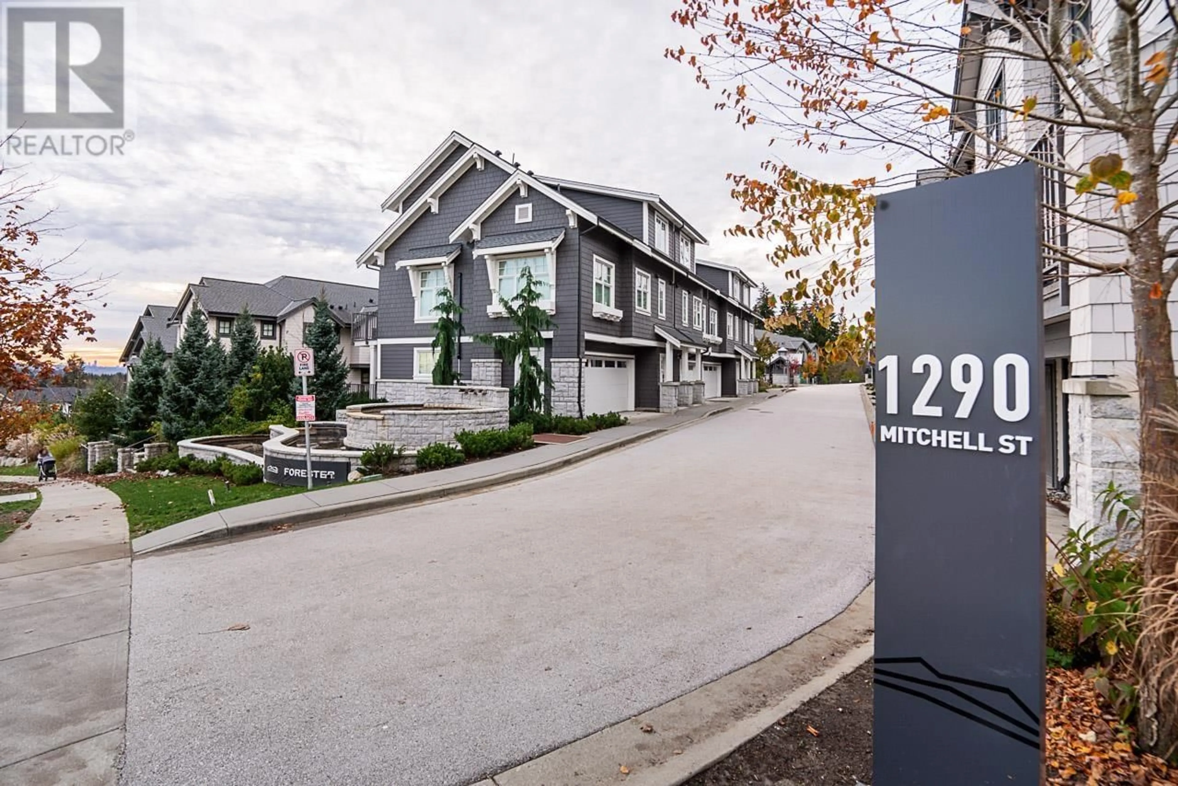 A pic from exterior of the house or condo, the street view for 191 1290 MITCHELL STREET, Coquitlam British Columbia V3E0N9