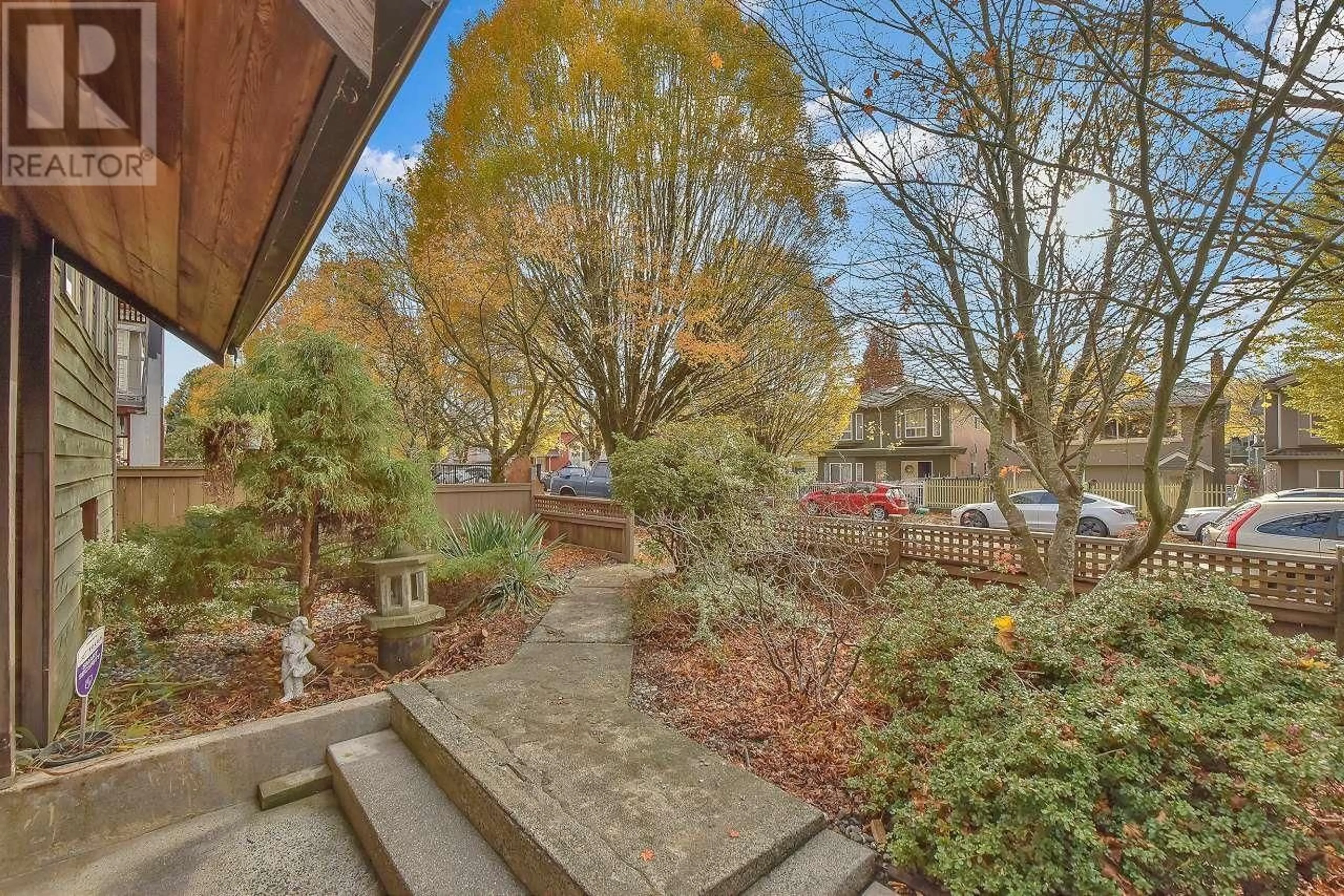 Patio, the fenced backyard for 3381 ARCHIMEDES STREET, Vancouver British Columbia V5R4W4