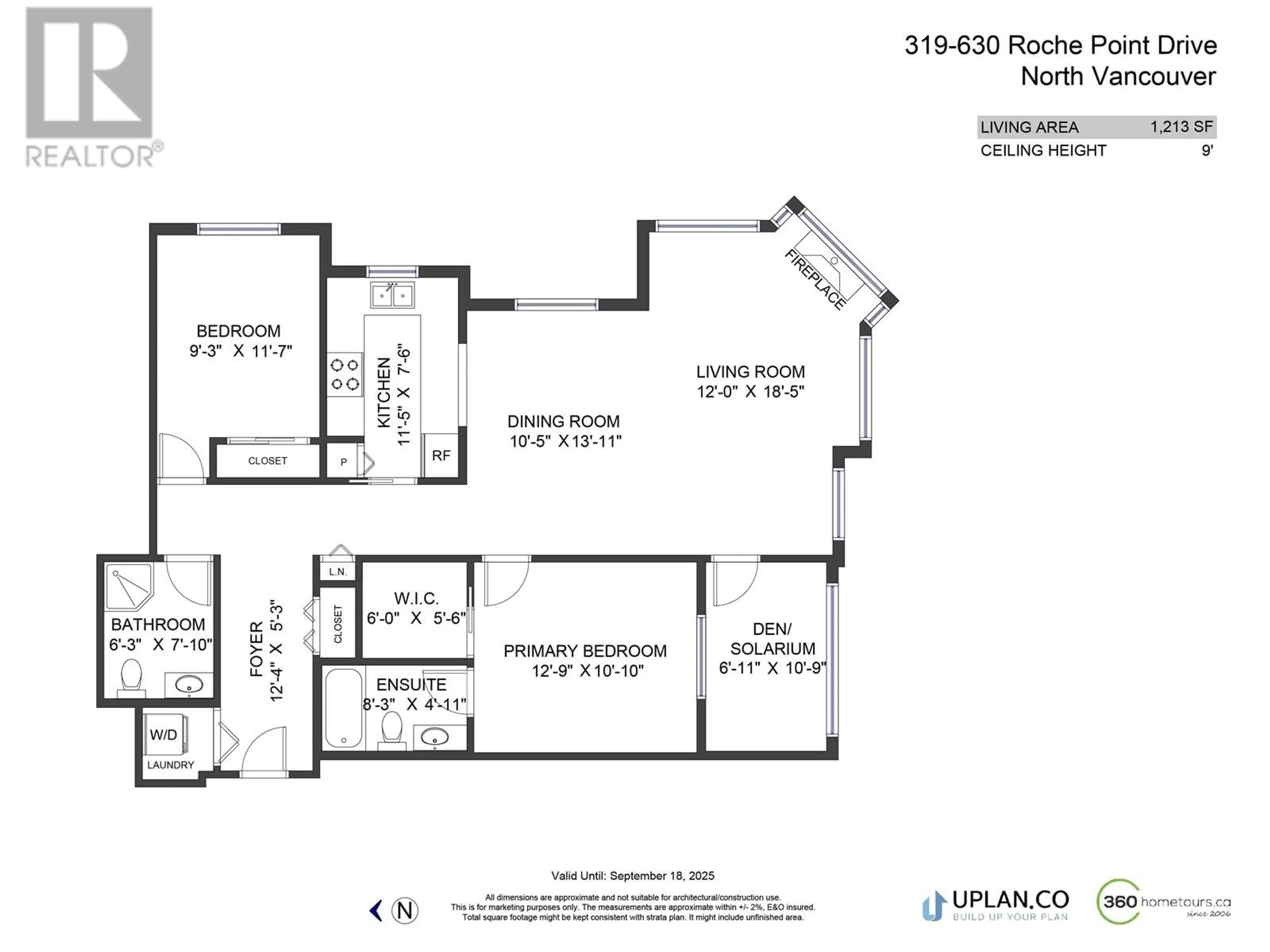 Floor plan for 319 630 ROCHE POINT DRIVE, North Vancouver British Columbia V7H3A1