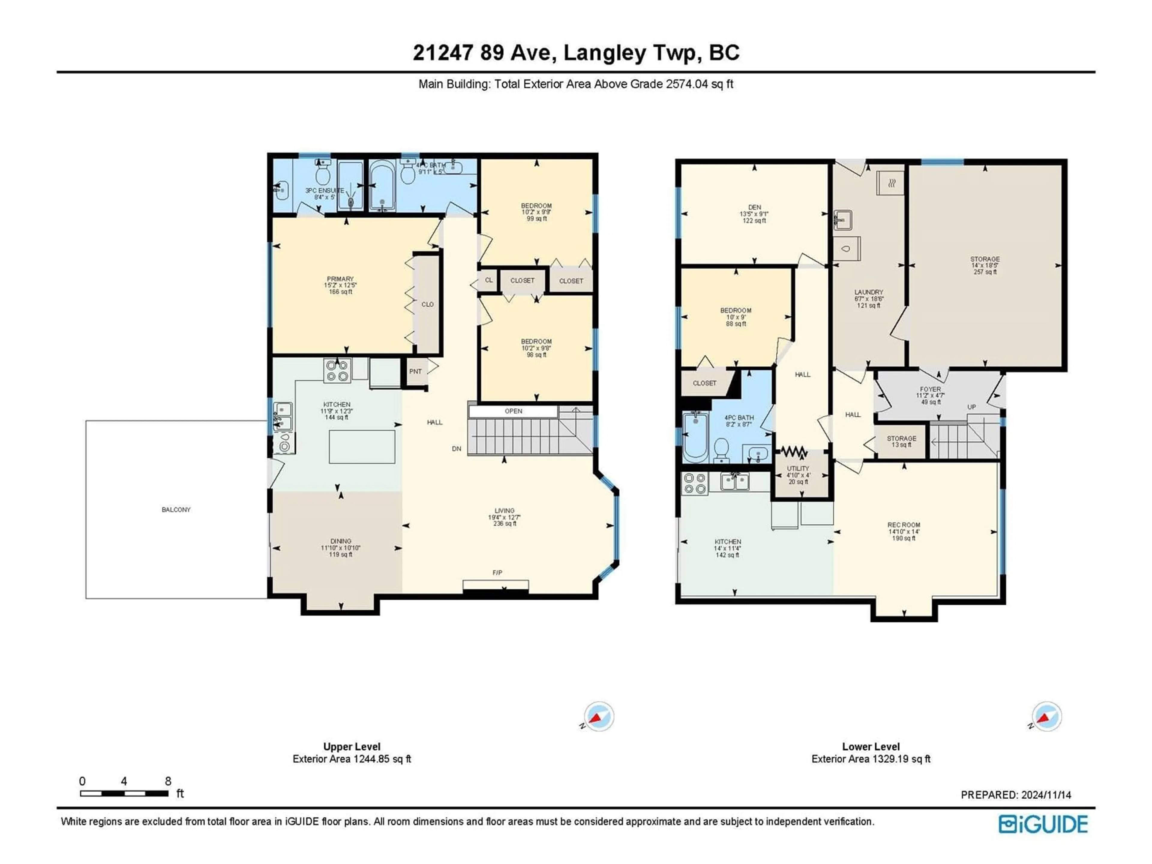 Floor plan for 21247 89 AVENUE, Langley British Columbia V1M2E2