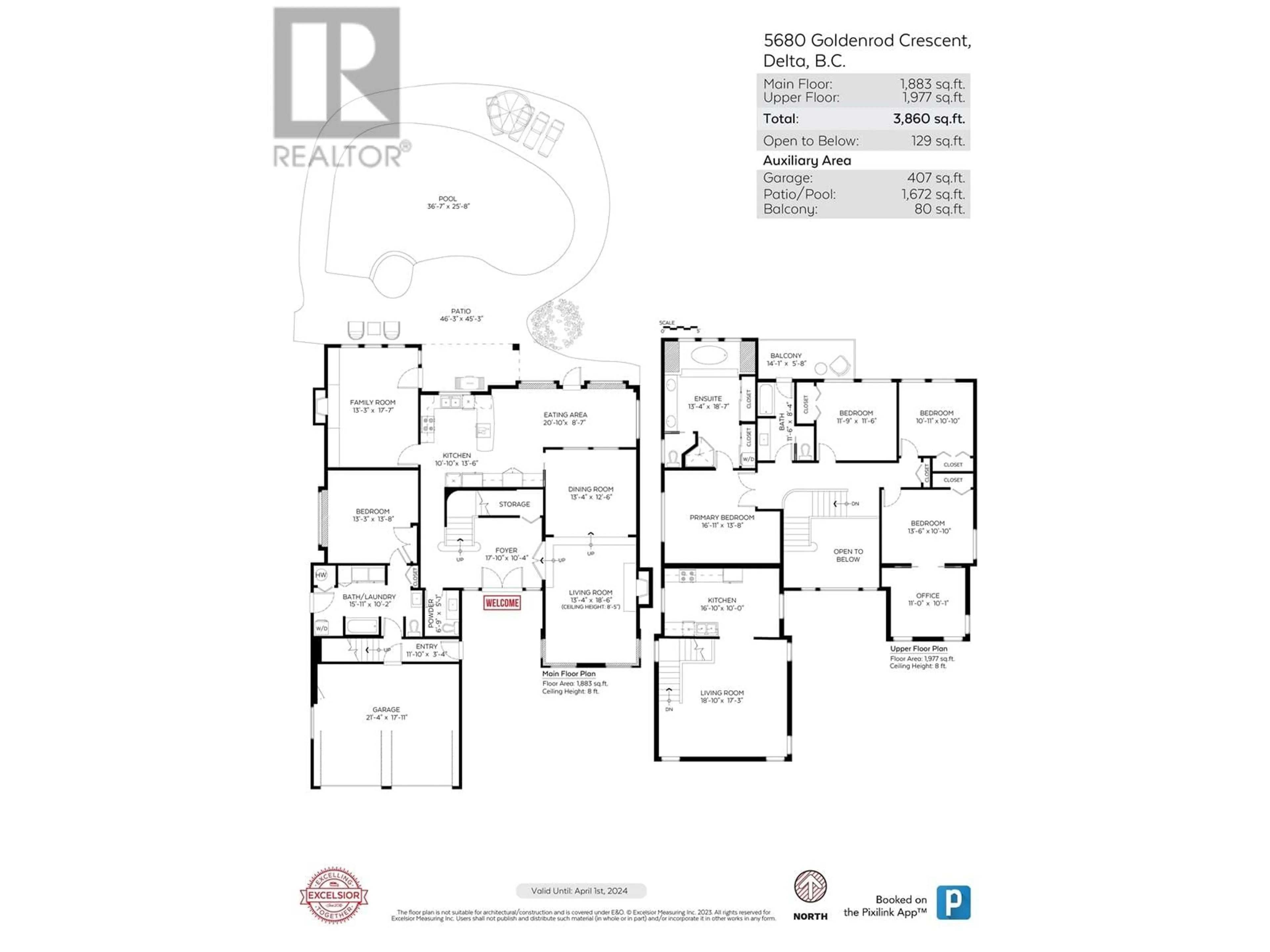 Floor plan for 5680 GOLDENROD CRESCENT, Delta British Columbia V4L2G5