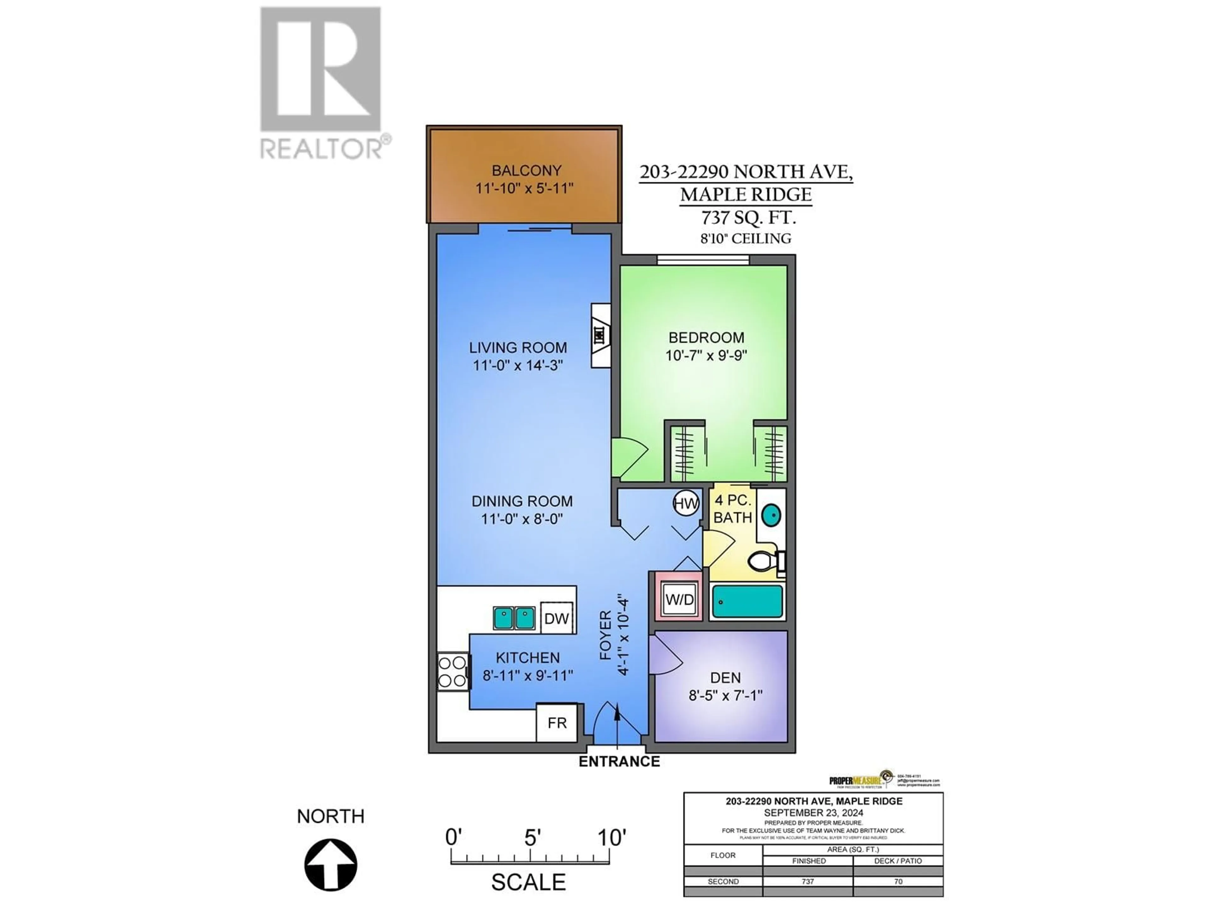 Floor plan for 203 22290 NORTH AVENUE, Maple Ridge British Columbia V2X8Z8