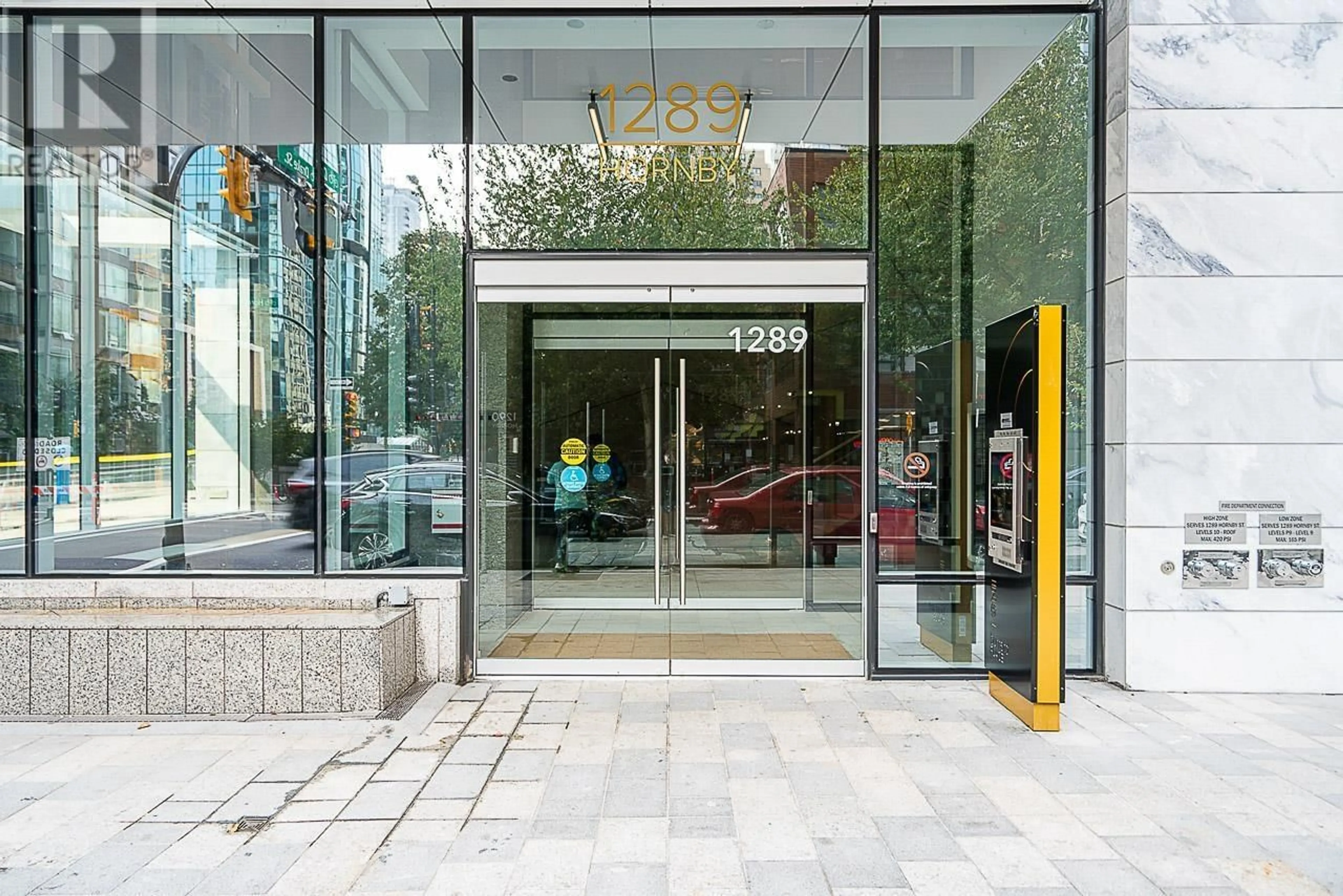 Indoor foyer, ceramic floors for 3508 1289 HORNBY STREET, Vancouver British Columbia V6Z0G7