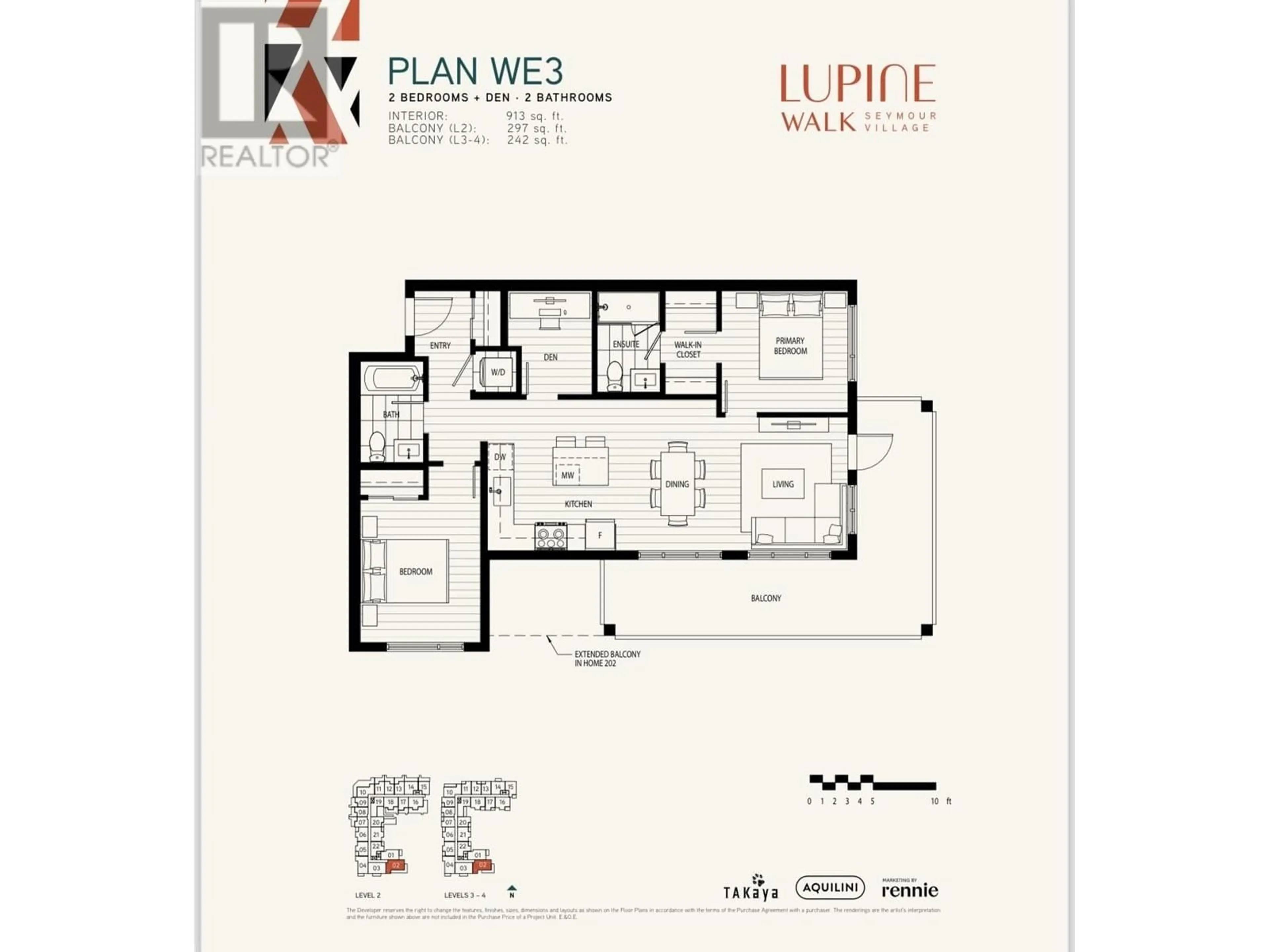 Floor plan for 202 3594 MALSUM DRIVE, North Vancouver British Columbia V0V0V0