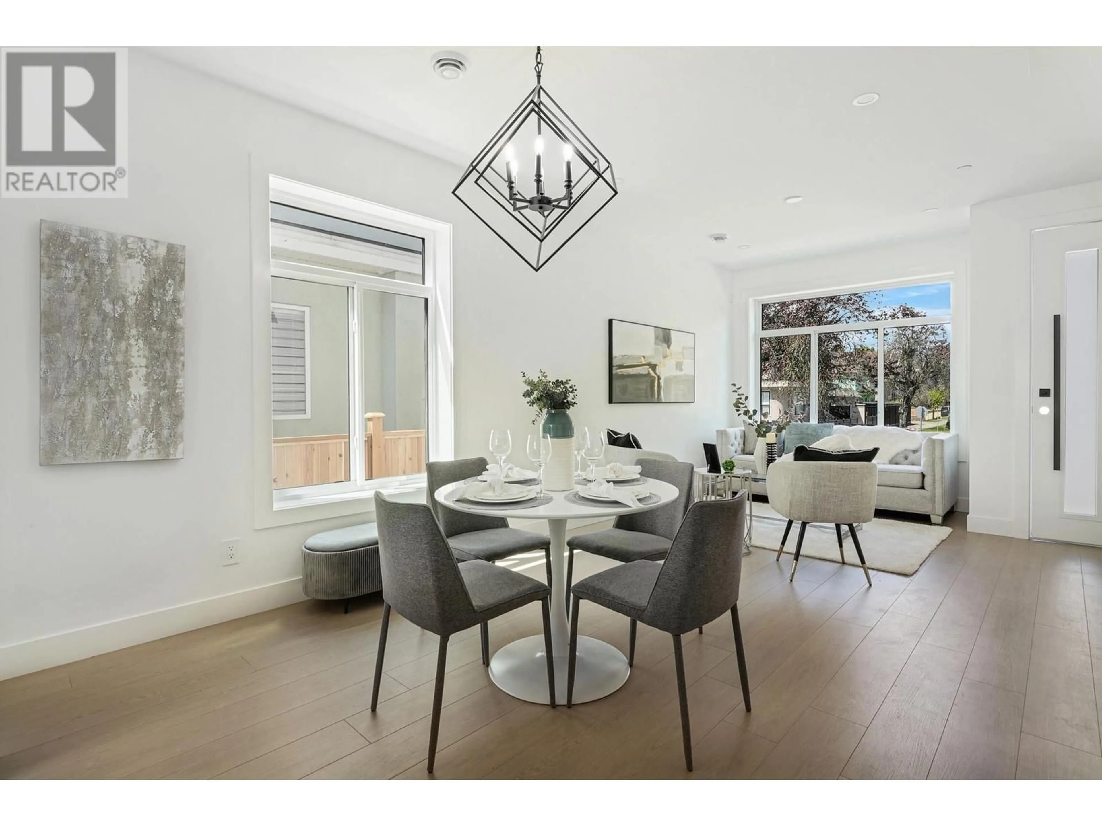 Dining room, wood floors, cottage for 2262 NEWPORT AVENUE, Vancouver British Columbia V5P2J2