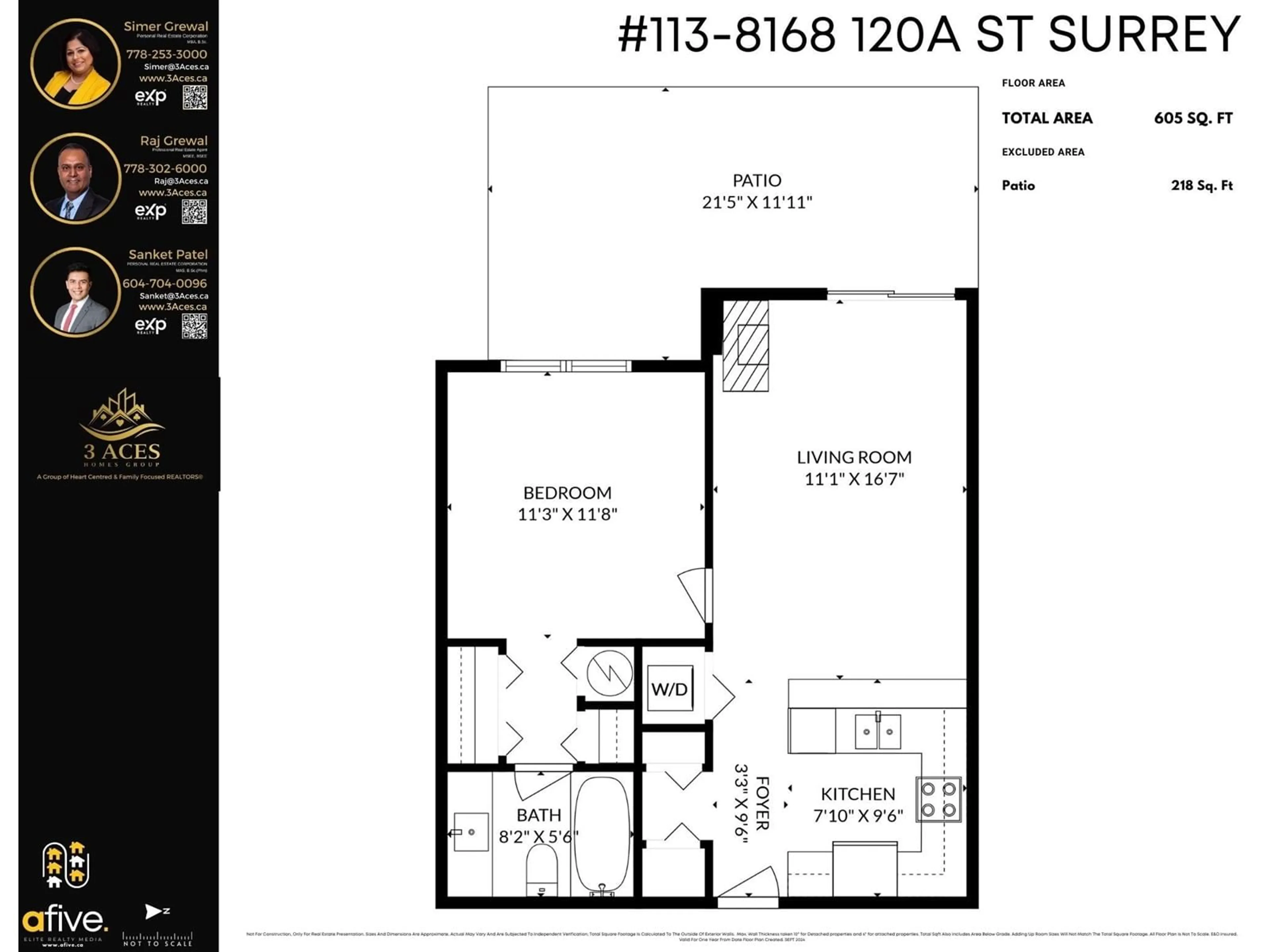 Floor plan for 113 8168 120A STREET, Surrey British Columbia V3W3P3