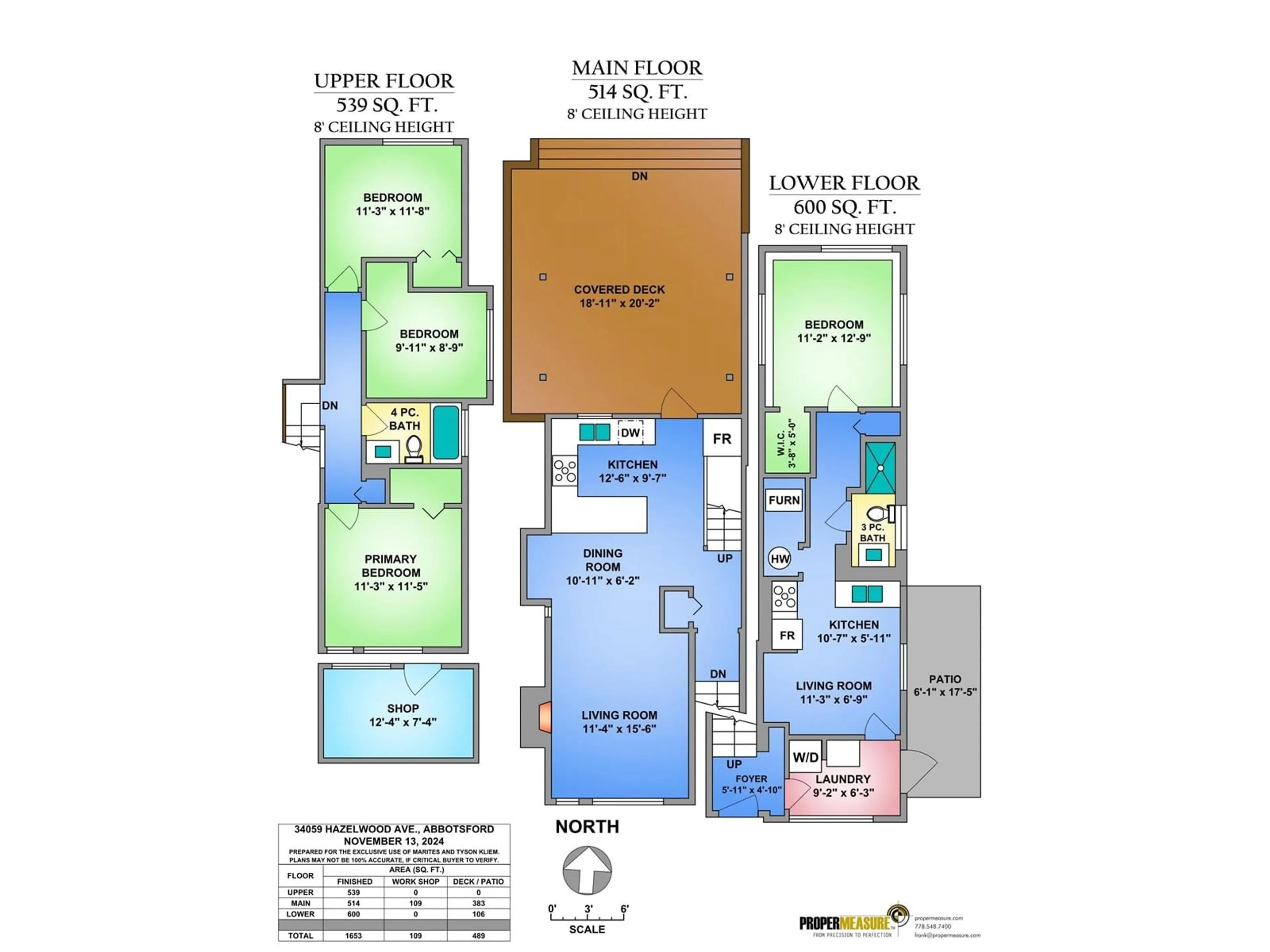 Floor plan for 34059 HAZELWOOD AVENUE, Abbotsford British Columbia V2S7R1