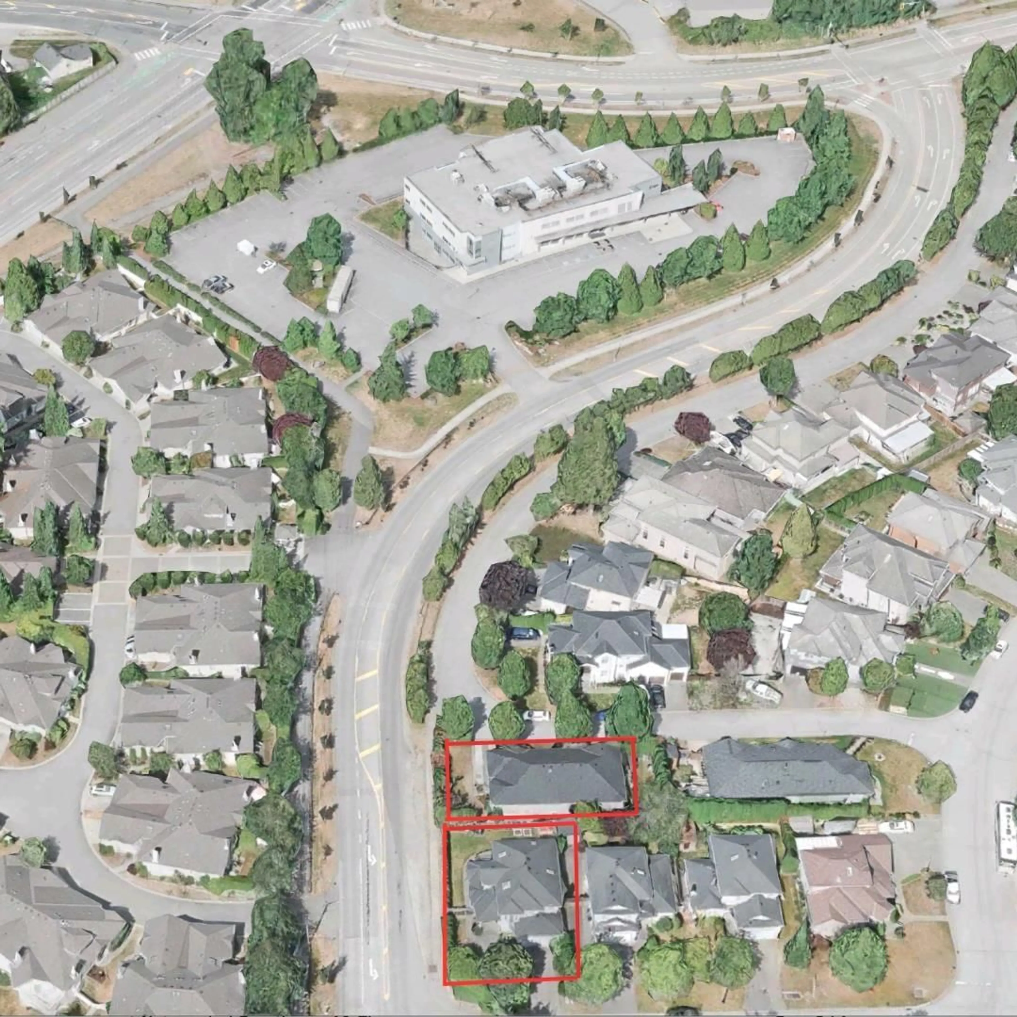 A pic from outside/outdoor area/front of a property/back of a property/a pic from drone, street for 8007 169, Surrey British Columbia V4N4Y6