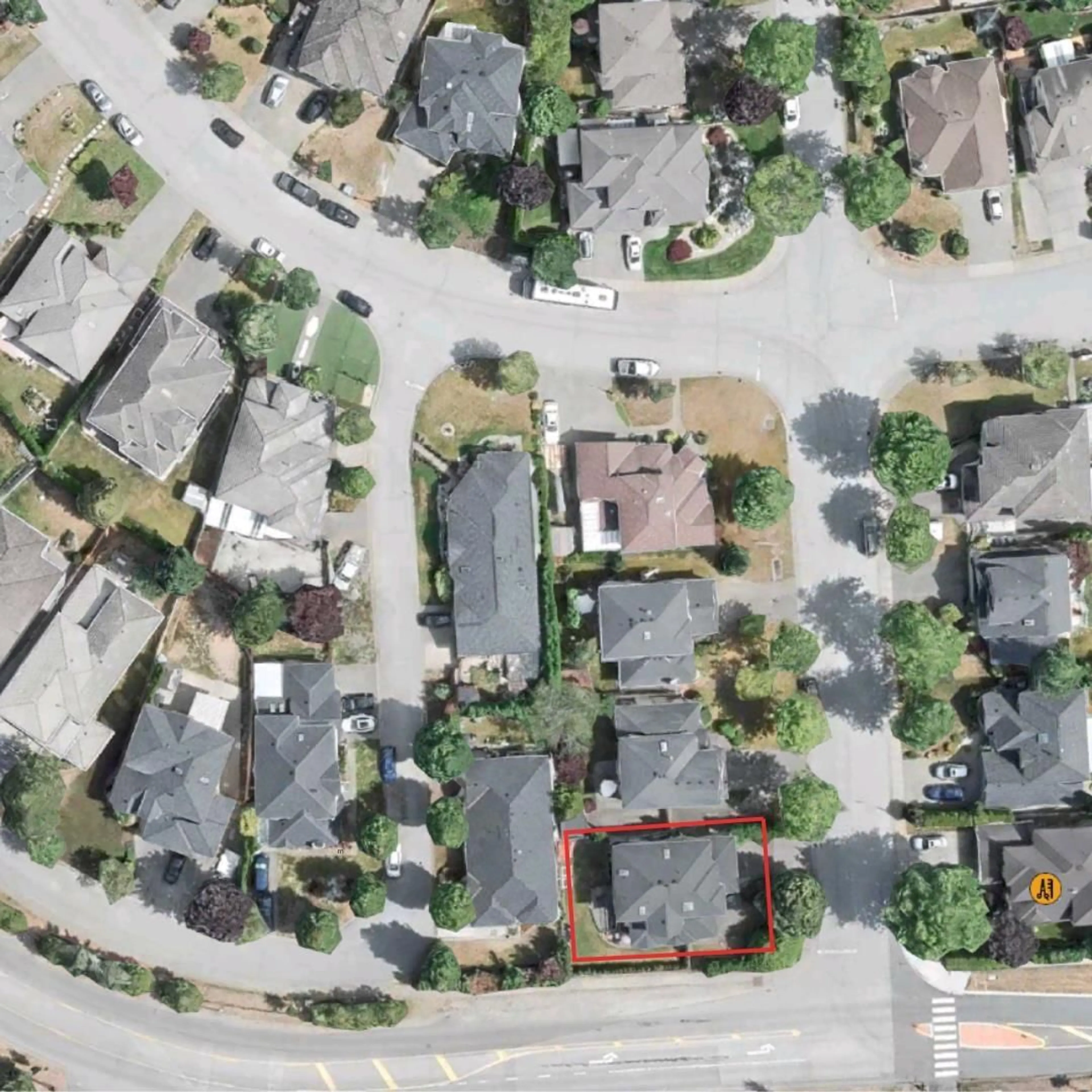 A pic from outside/outdoor area/front of a property/back of a property/a pic from drone, street for 8007 169, Surrey British Columbia V4N4Y6