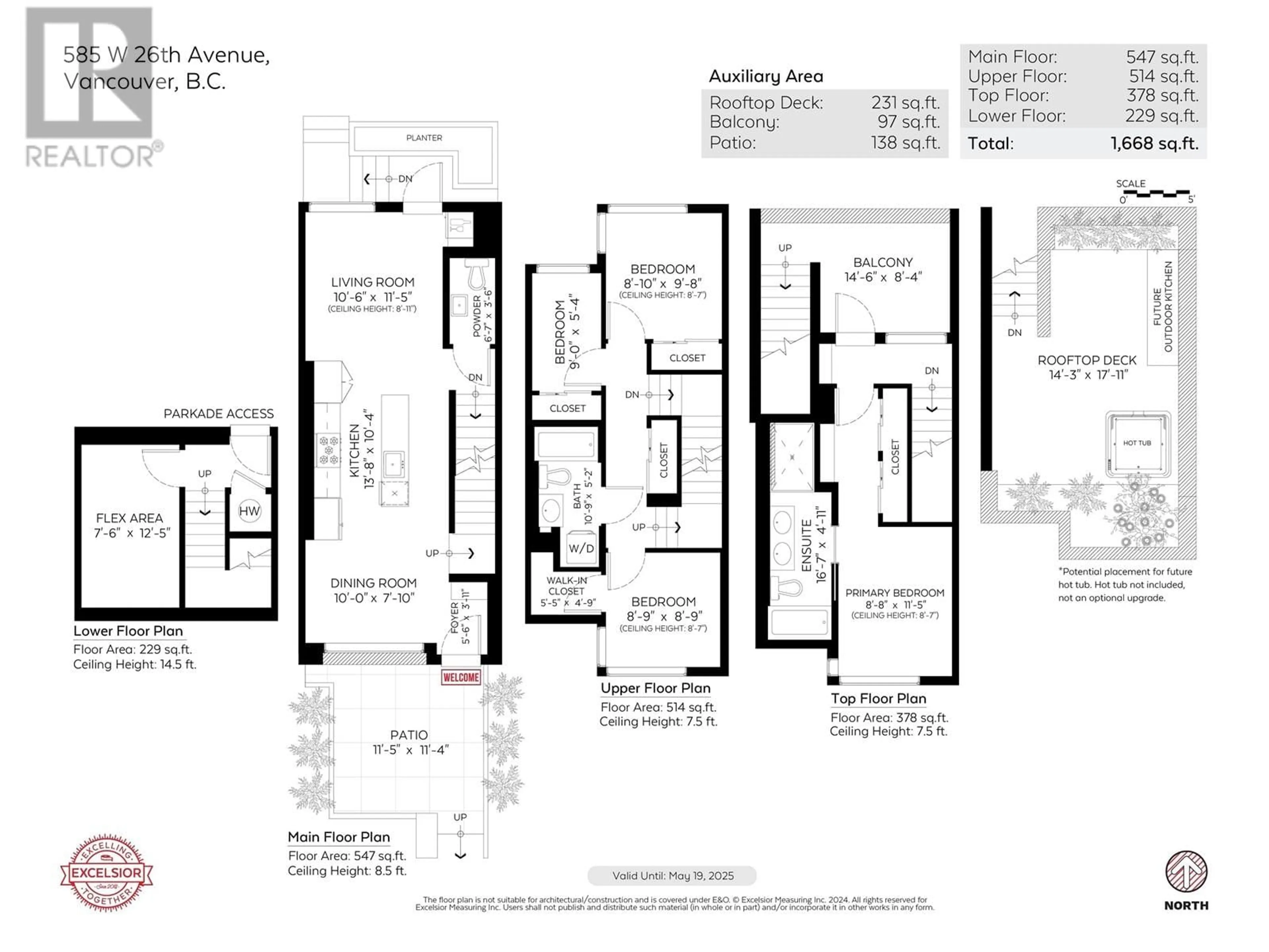 Floor plan for 585 W 26TH AVENUE, Vancouver British Columbia V5Z2E4