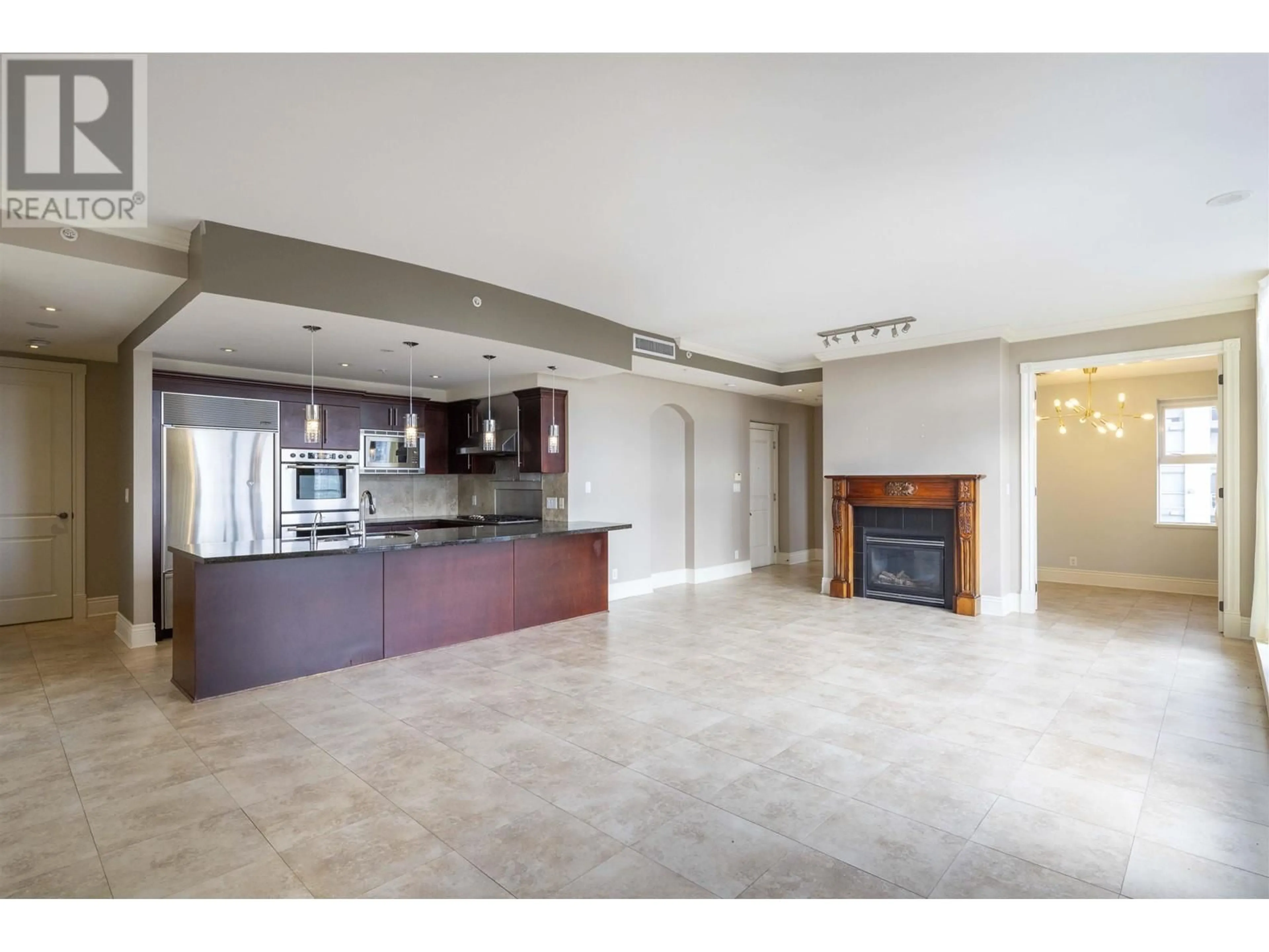 Open concept kitchen, ceramic/tile floor for 1901 1280 RICHARDS STREET, Vancouver British Columbia V6B1S2