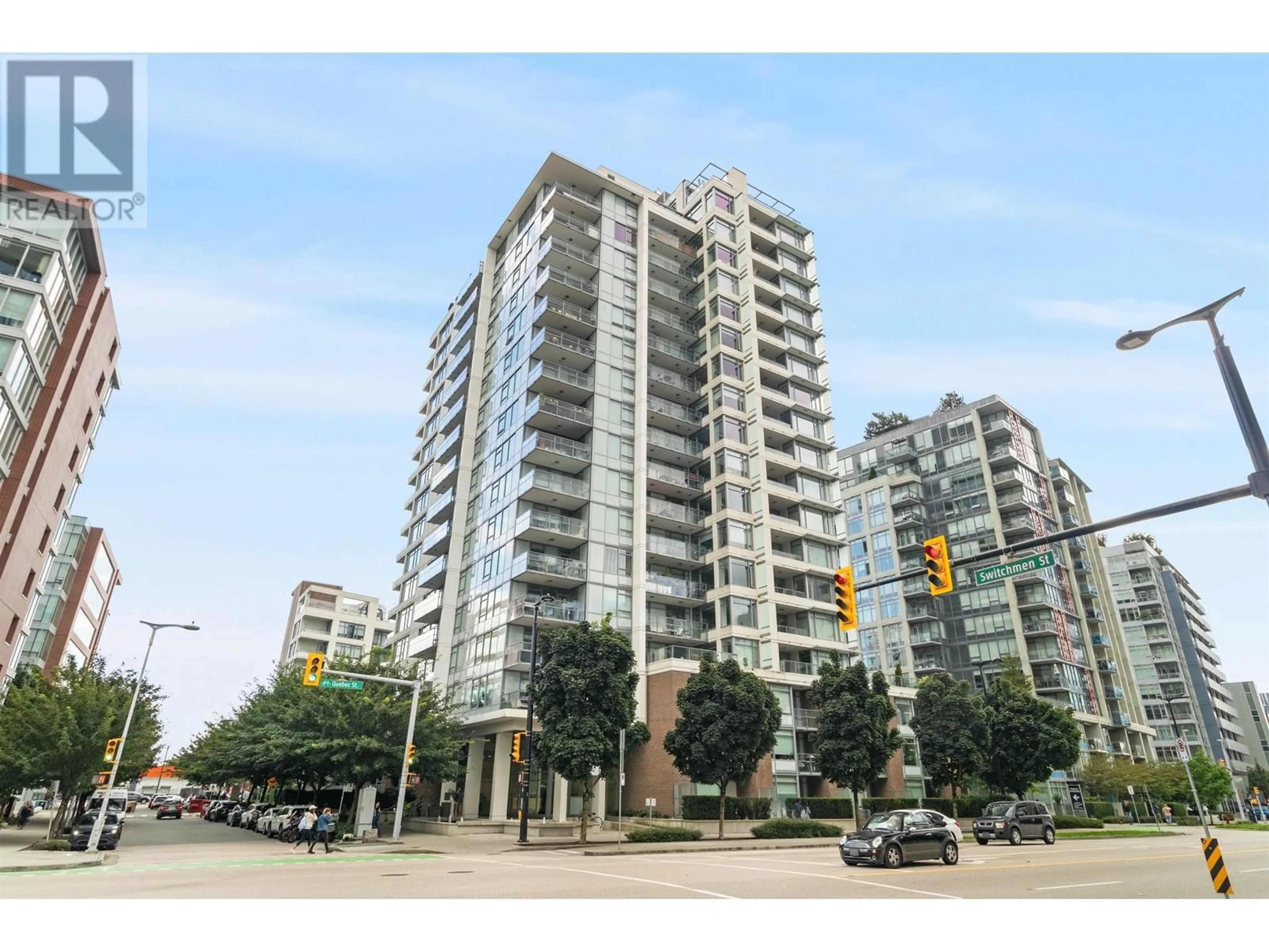 A pic from exterior of the house or condo, the street view for 1809 110 SWITCHMEN STREET, Vancouver British Columbia V6A0C6