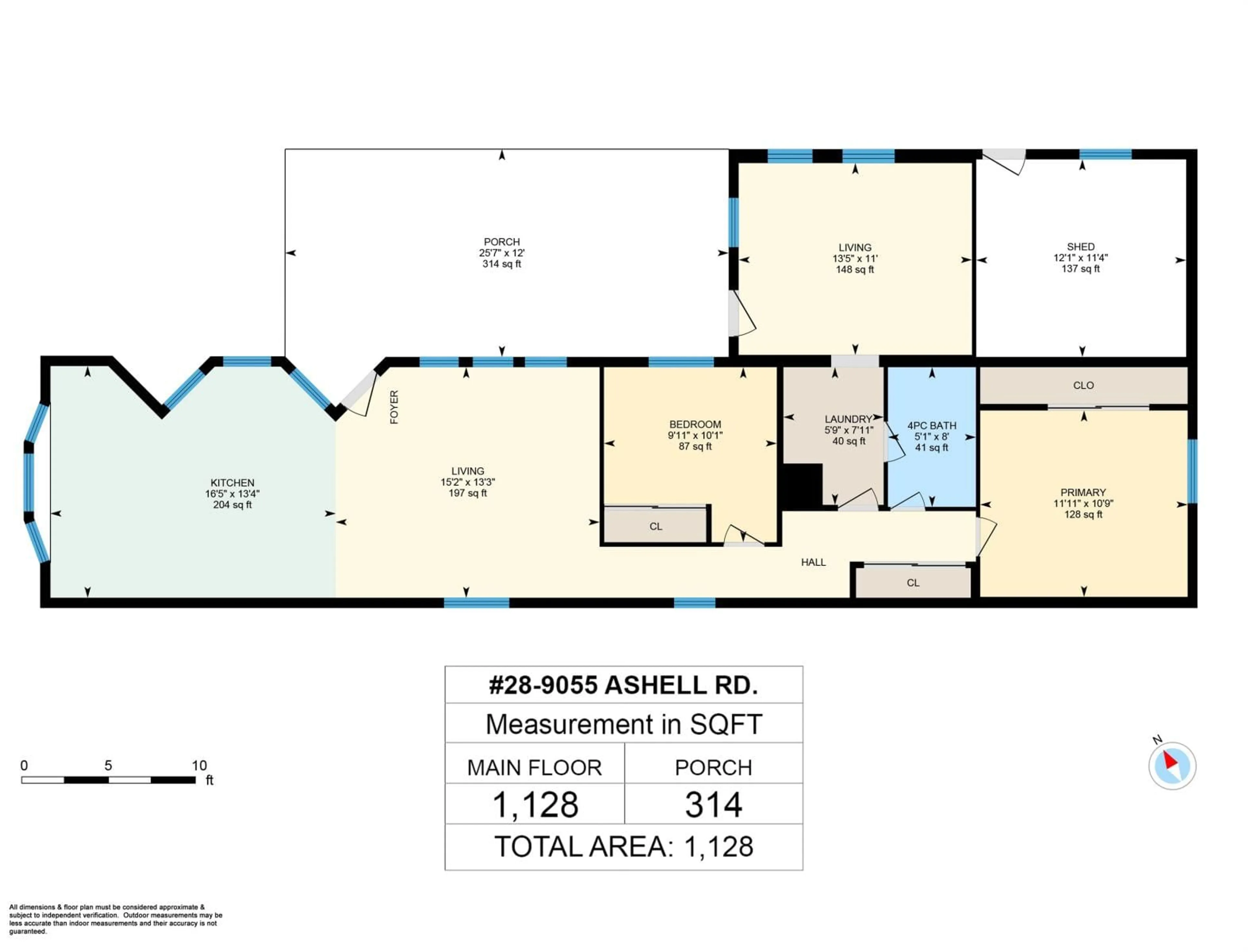 Floor plan for 28 9500 ASHWELL ROAD, Chilliwack British Columbia V2P7S6