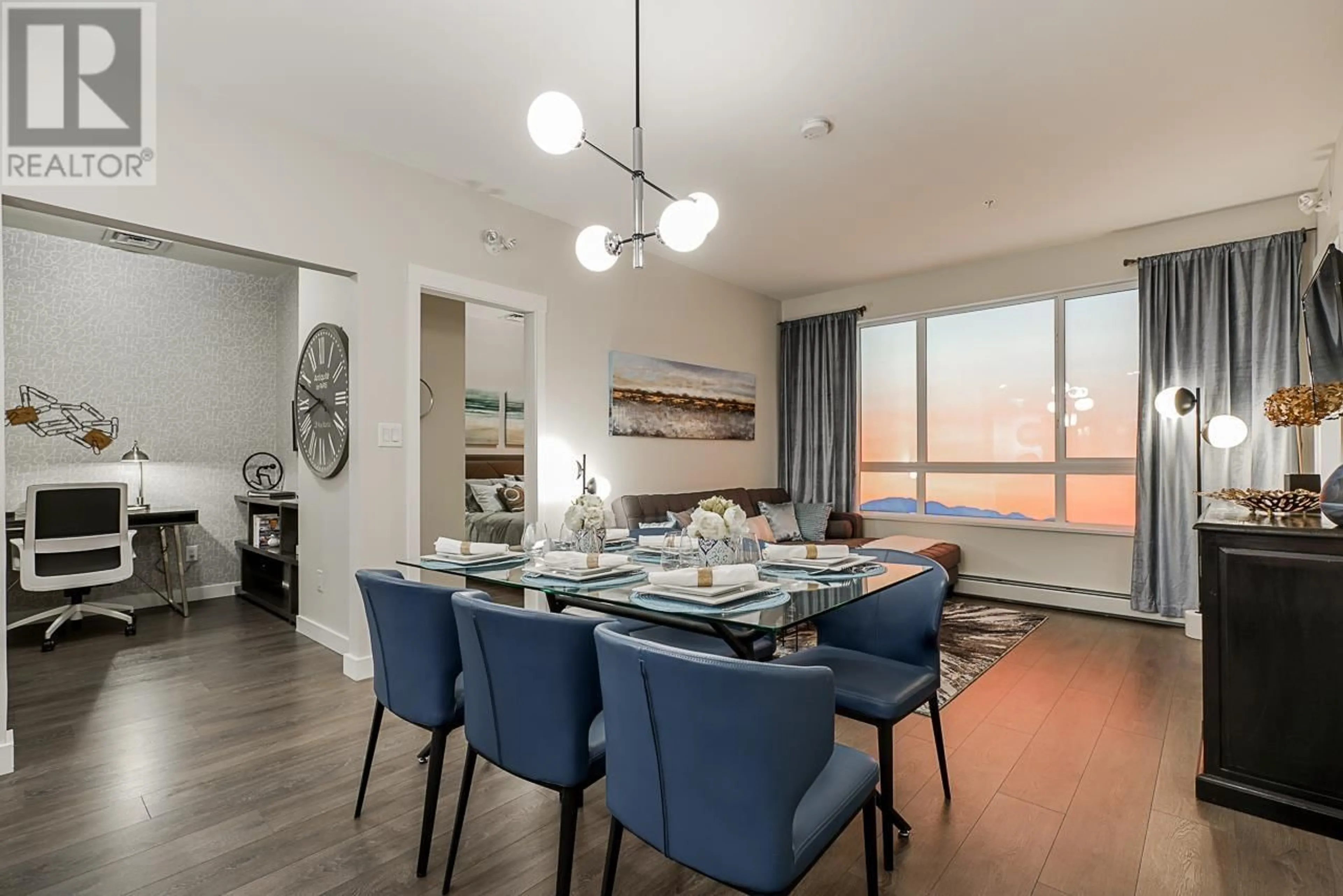 Dining room, wood floors for 109 23200 GILLEY ROAD, Richmond British Columbia V6V2L6