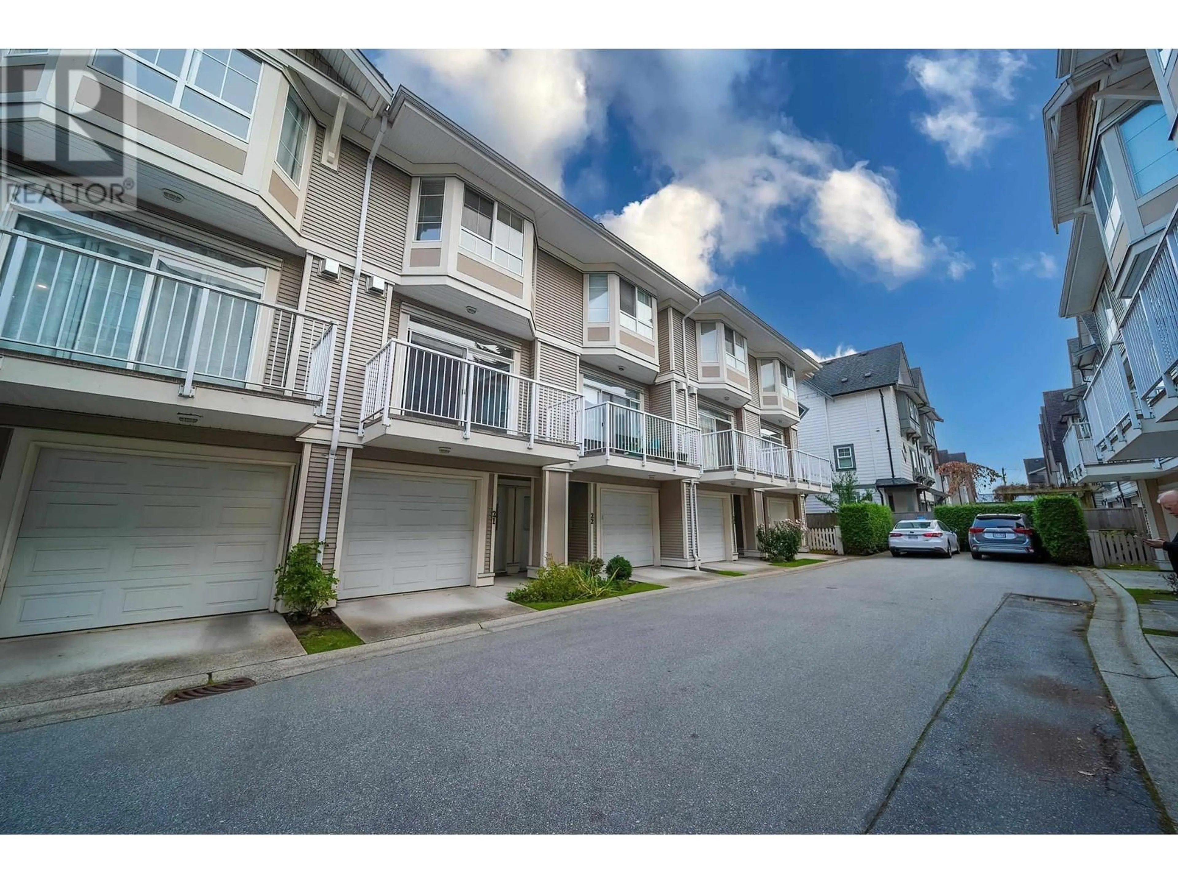 A pic from exterior of the house or condo, the street view for 21 9088 JONES ROAD, Richmond British Columbia V6Y4G8