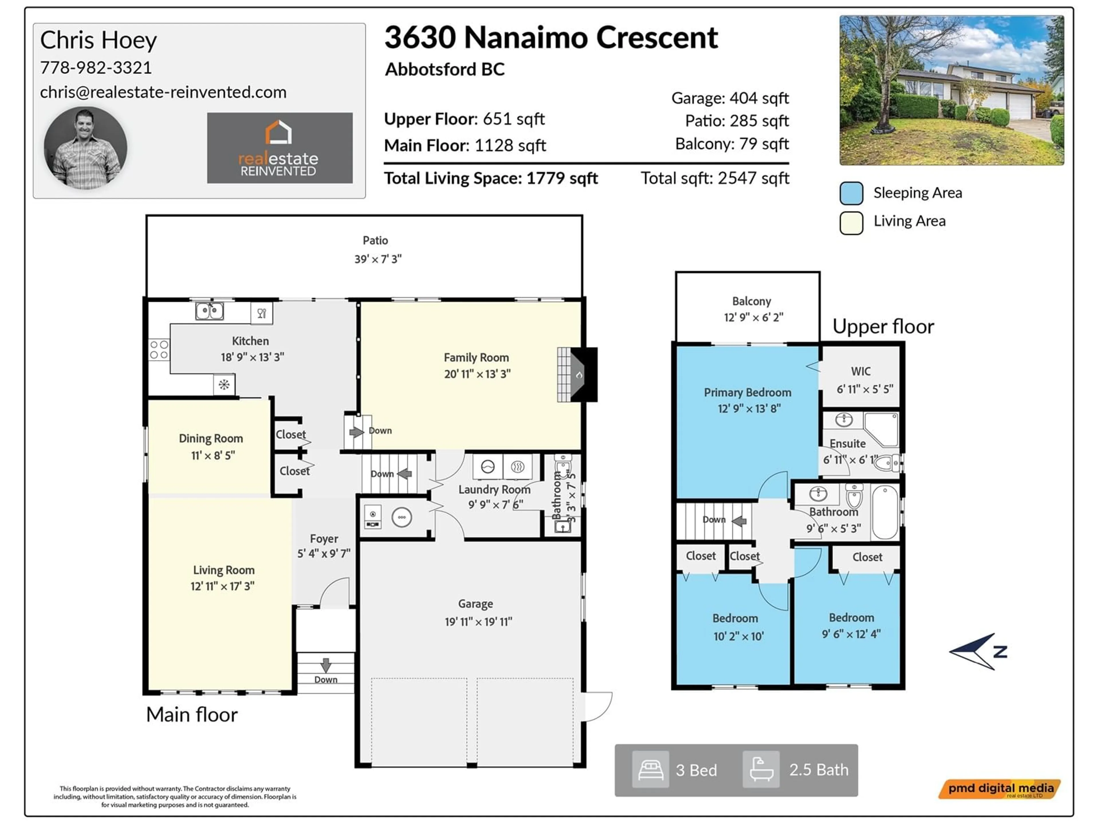 Floor plan for 3630 NANAIMO CRESCENT, Abbotsford British Columbia V2T4Z6