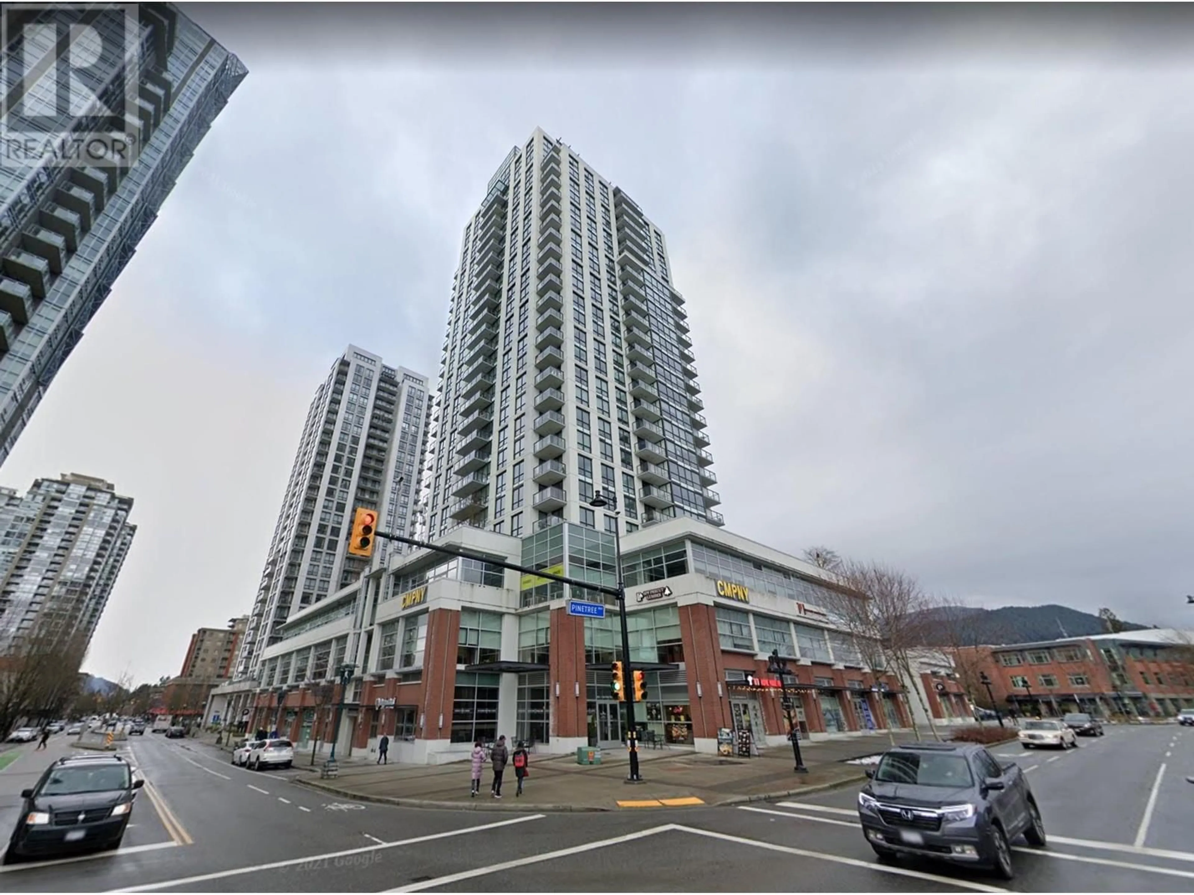 A pic from exterior of the house or condo, the street view for 2008 3007 GLEN DRIVE, Coquitlam British Columbia V3B0L8