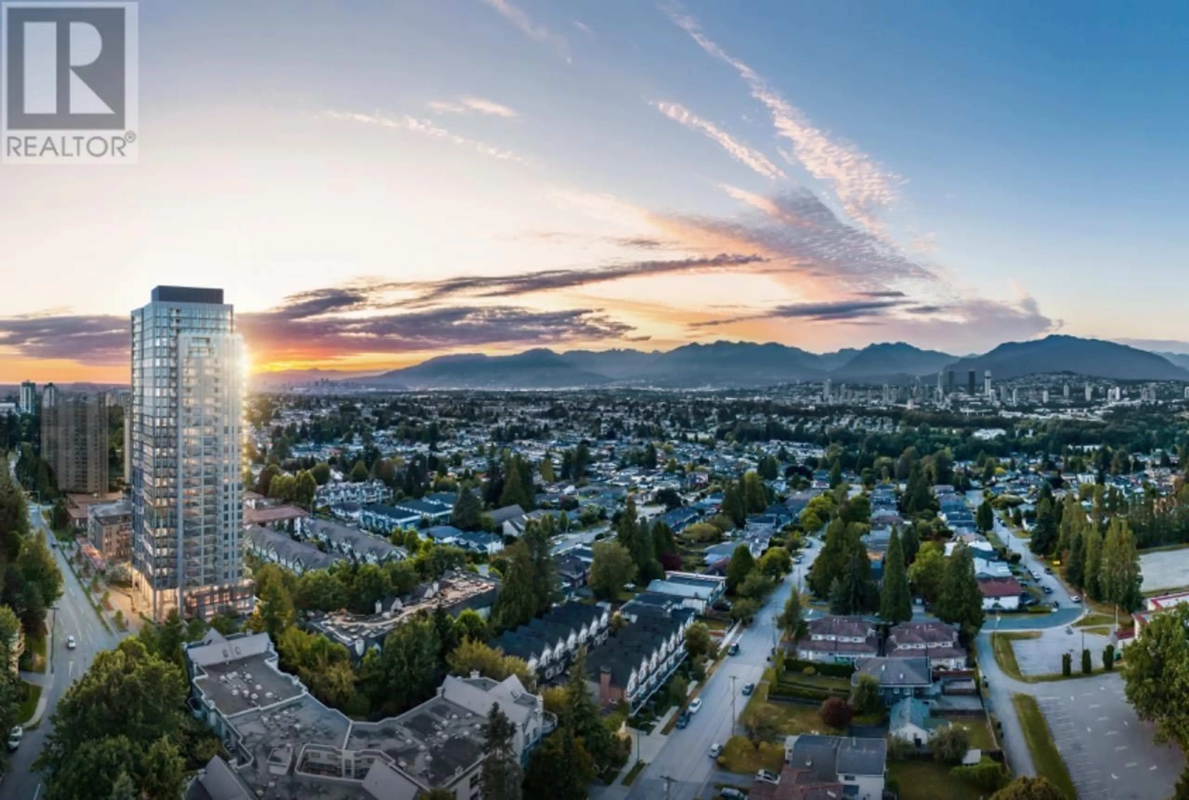 A pic from exterior of the house or condo, the view of city buildings for 5681 5685 HALLEY AVENUE, Burnaby British Columbia V5H2P8