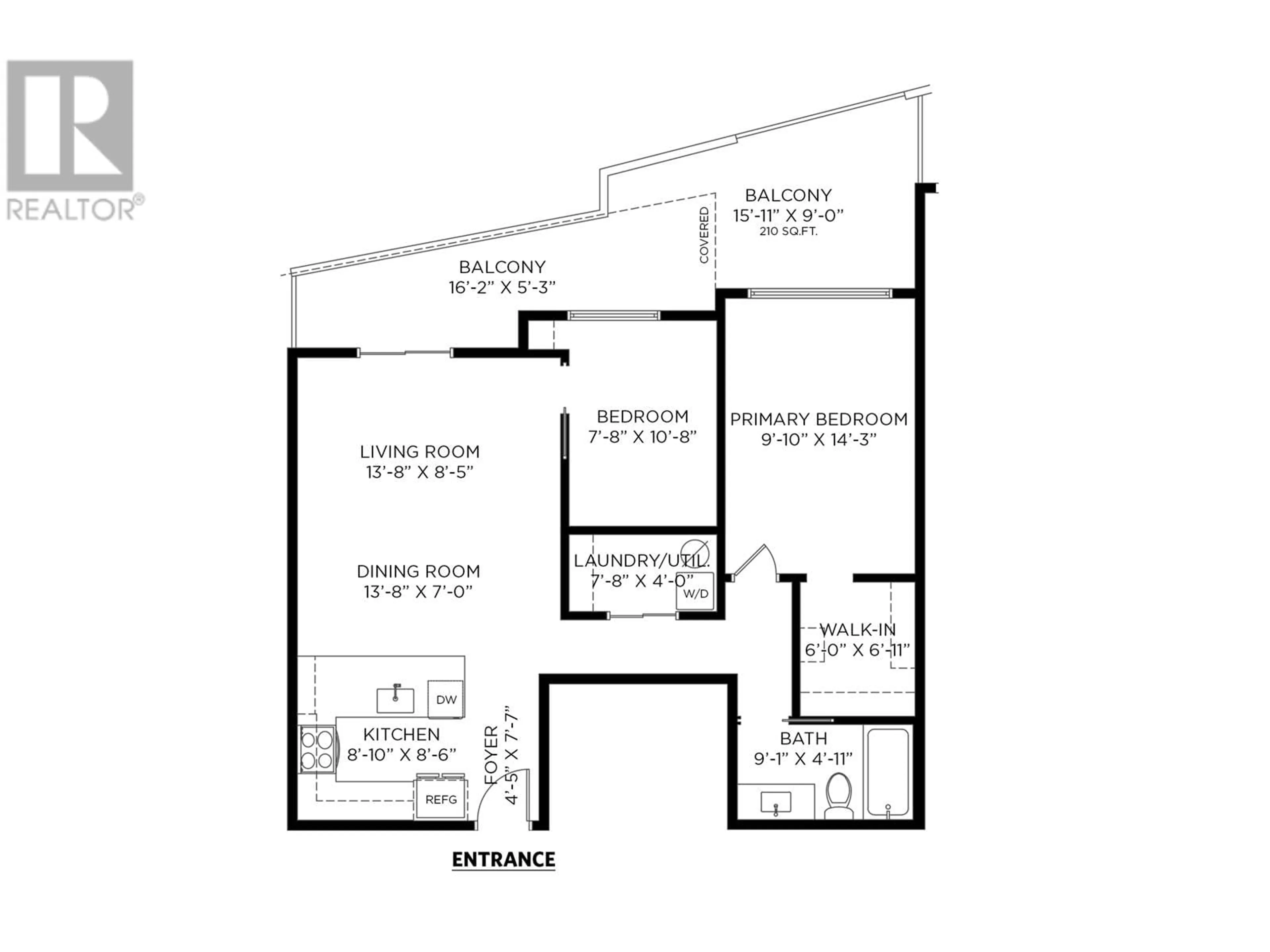 Floor plan for 206 2138 OLD DOLLARTON ROAD, North Vancouver British Columbia V7H1A7