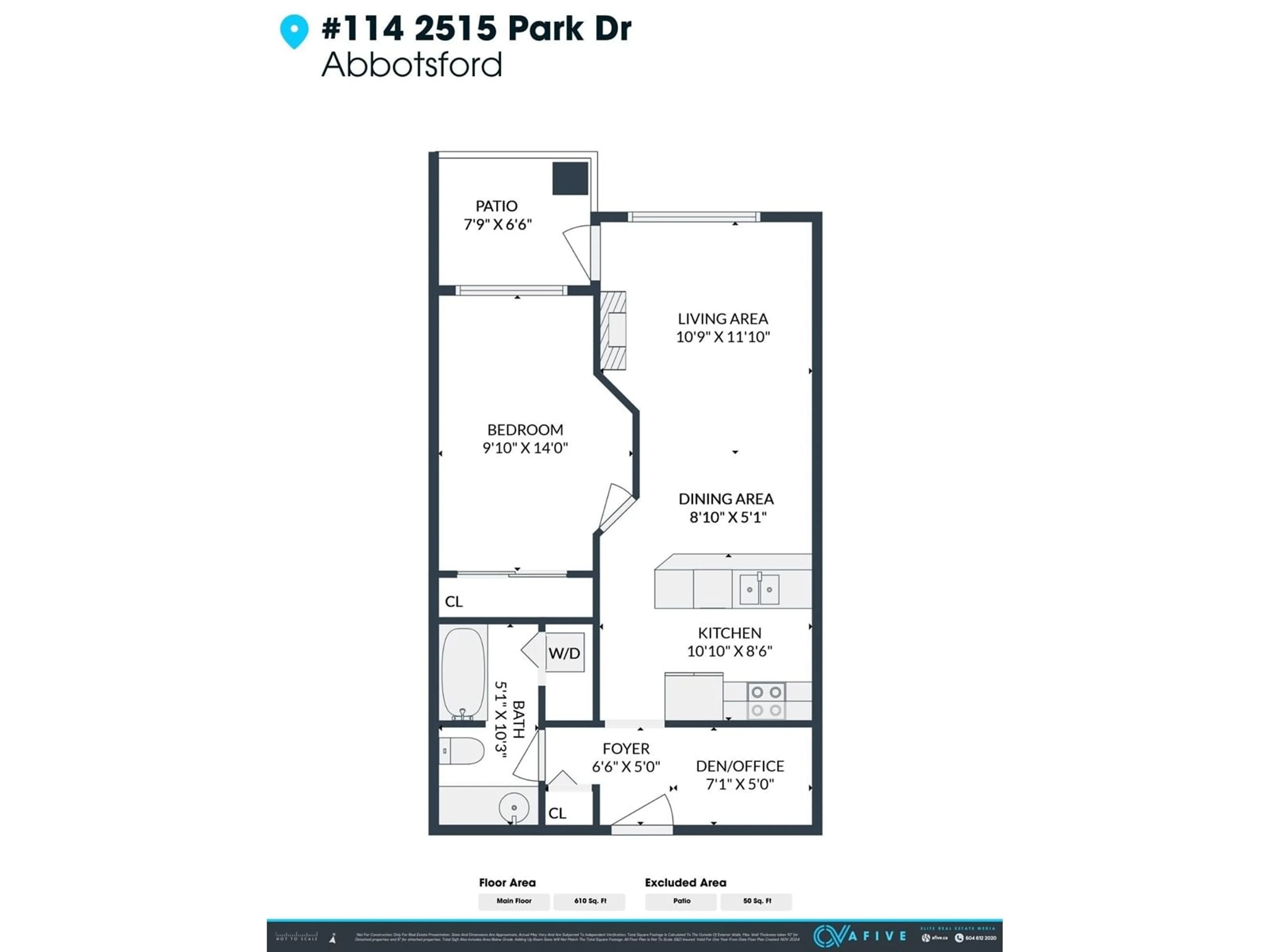 Floor plan for 114 2515 PARK DRIVE, Abbotsford British Columbia V2S0B2