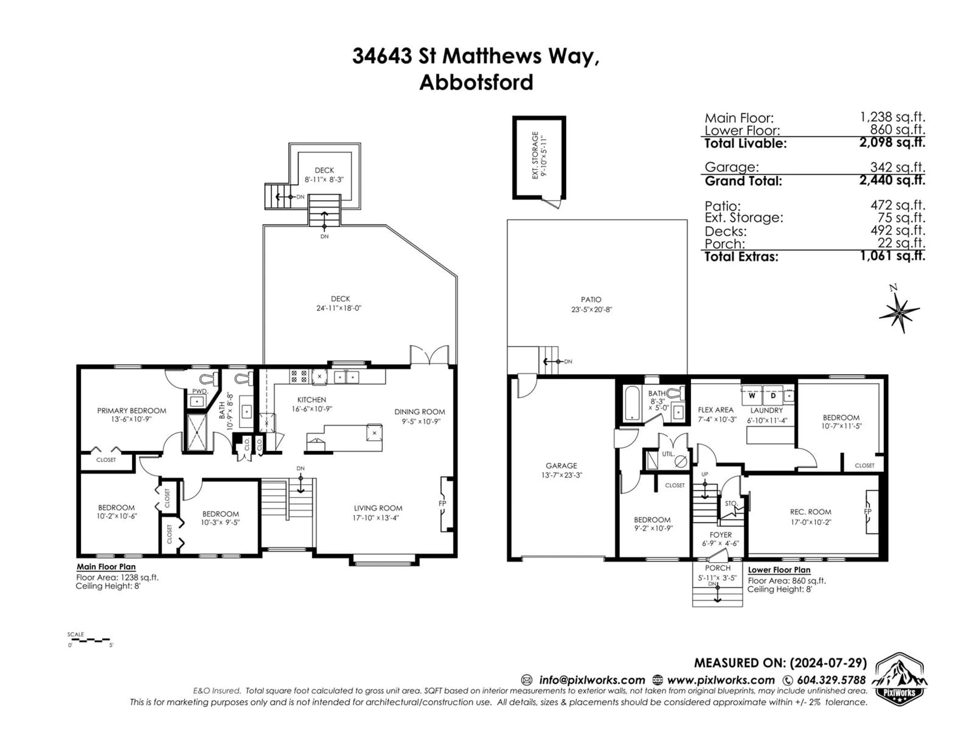 Floor plan for 34643 ST MATTHEWS WAY, Abbotsford British Columbia V2S5L4