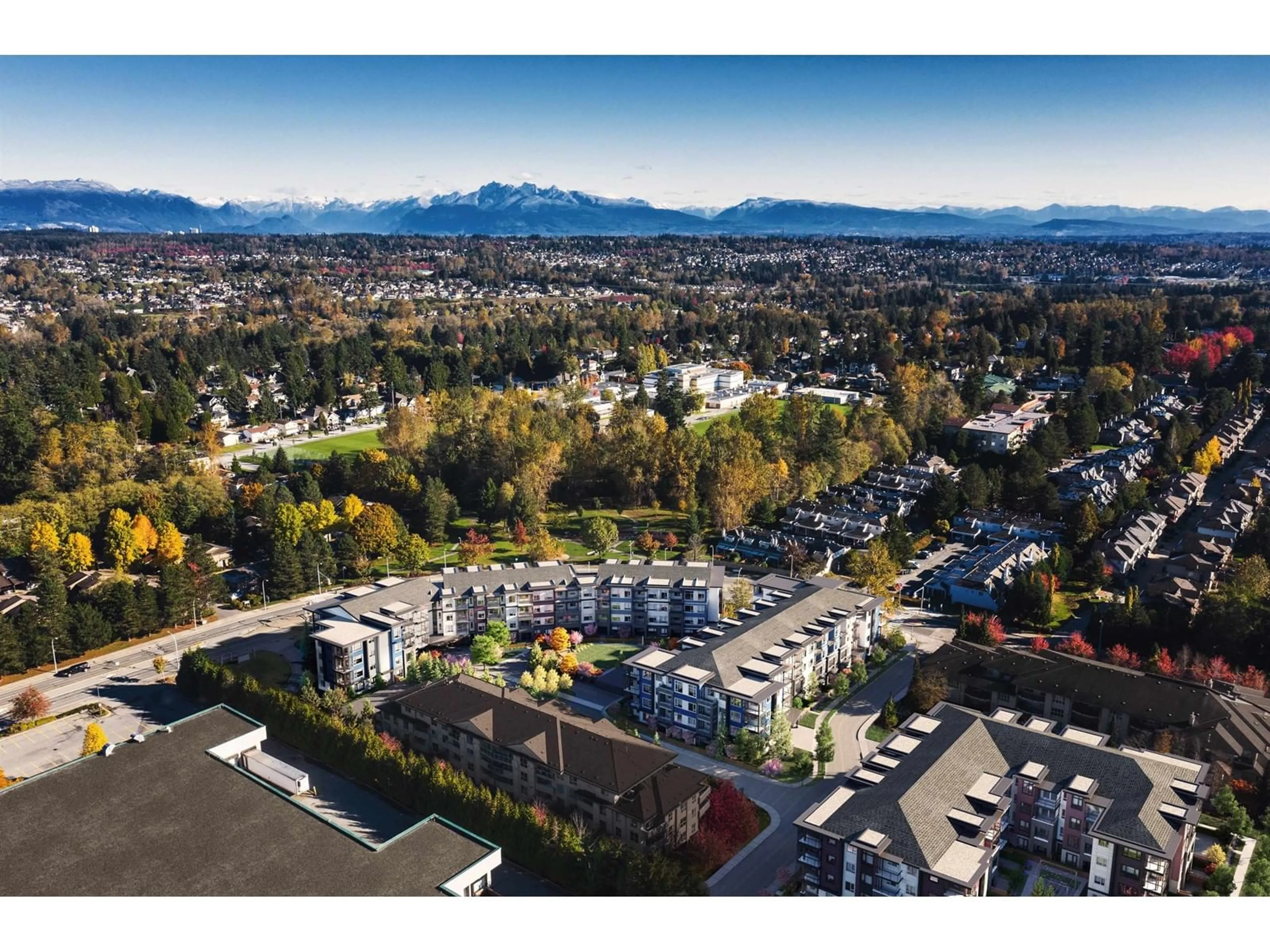 A pic from exterior of the house or condo, the view of city buildings for 317 13760 75A AVENUE, Surrey British Columbia V3W1M1